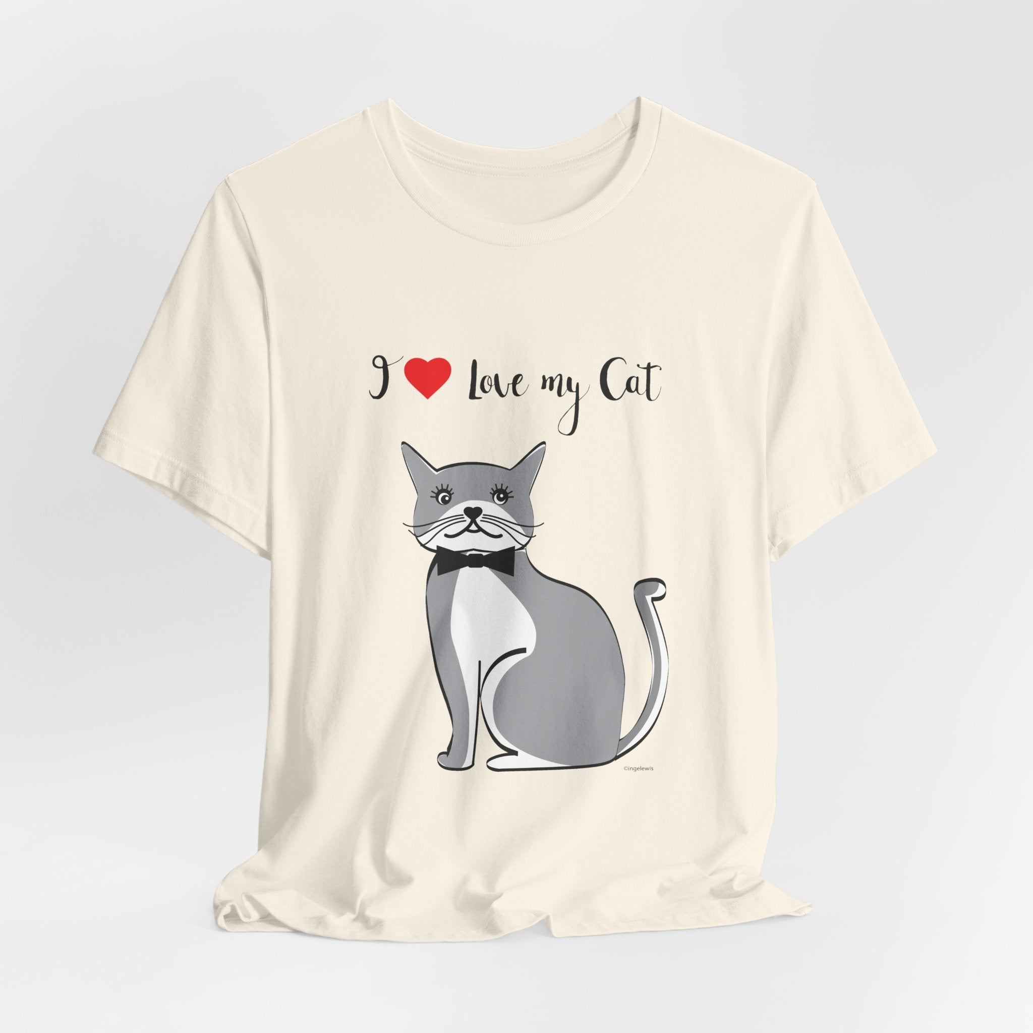 I Love My Cat Graphic Tee