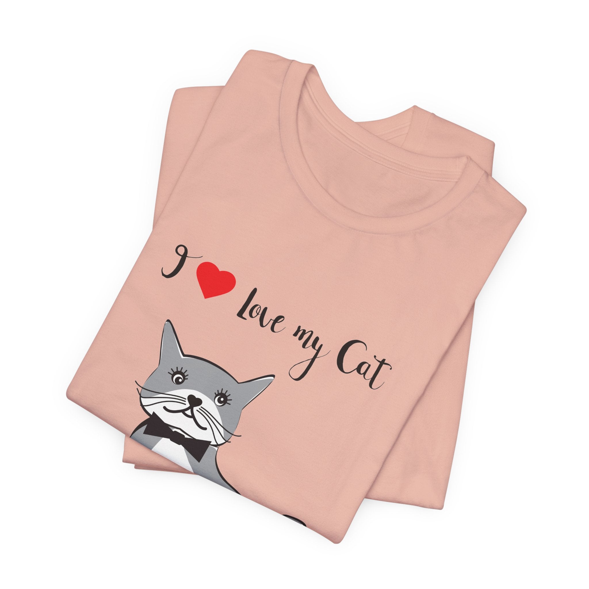 I Love My Cat Graphic Tee