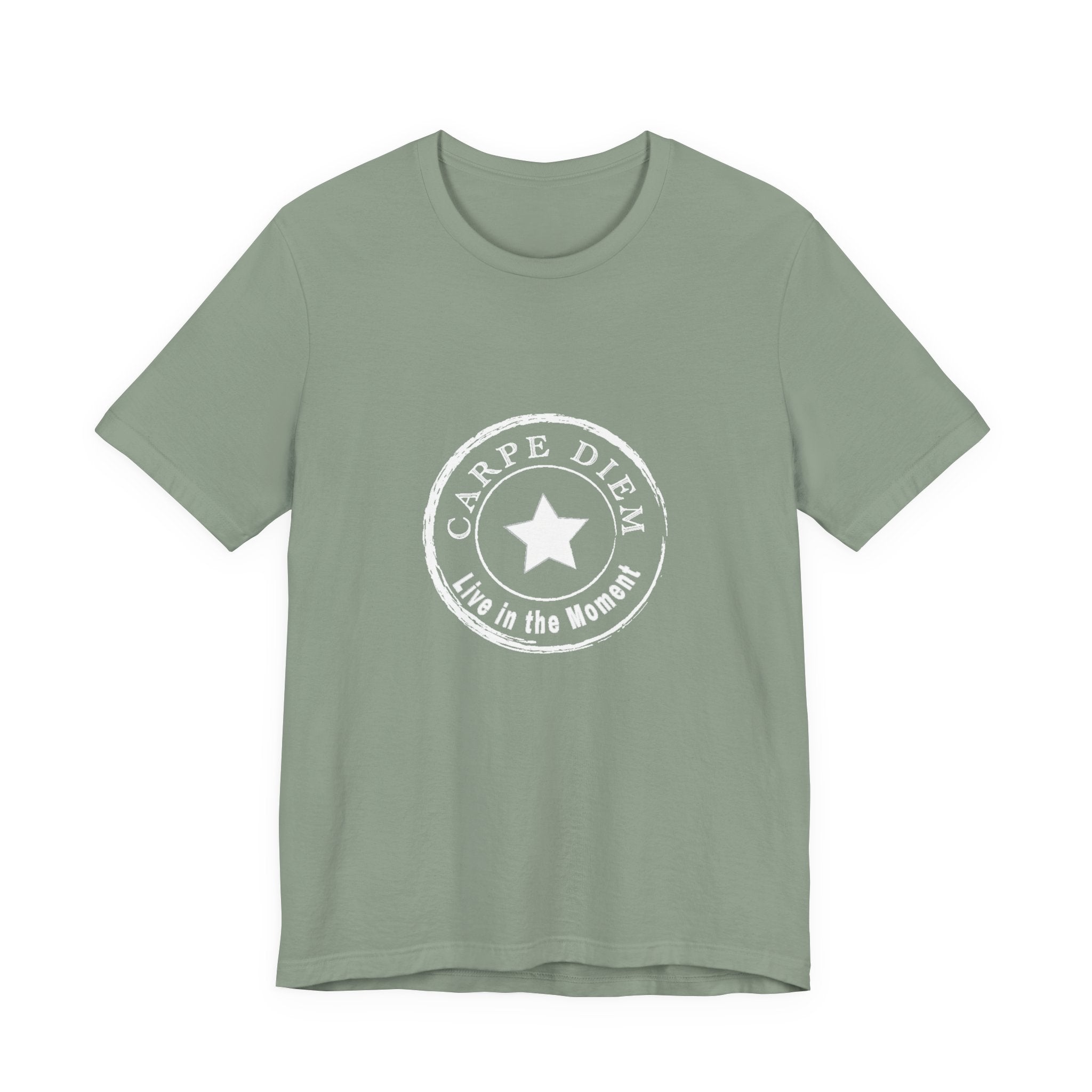 Carpe Diem Live in the Moment Graphic Jersey Short Sleeve Tee