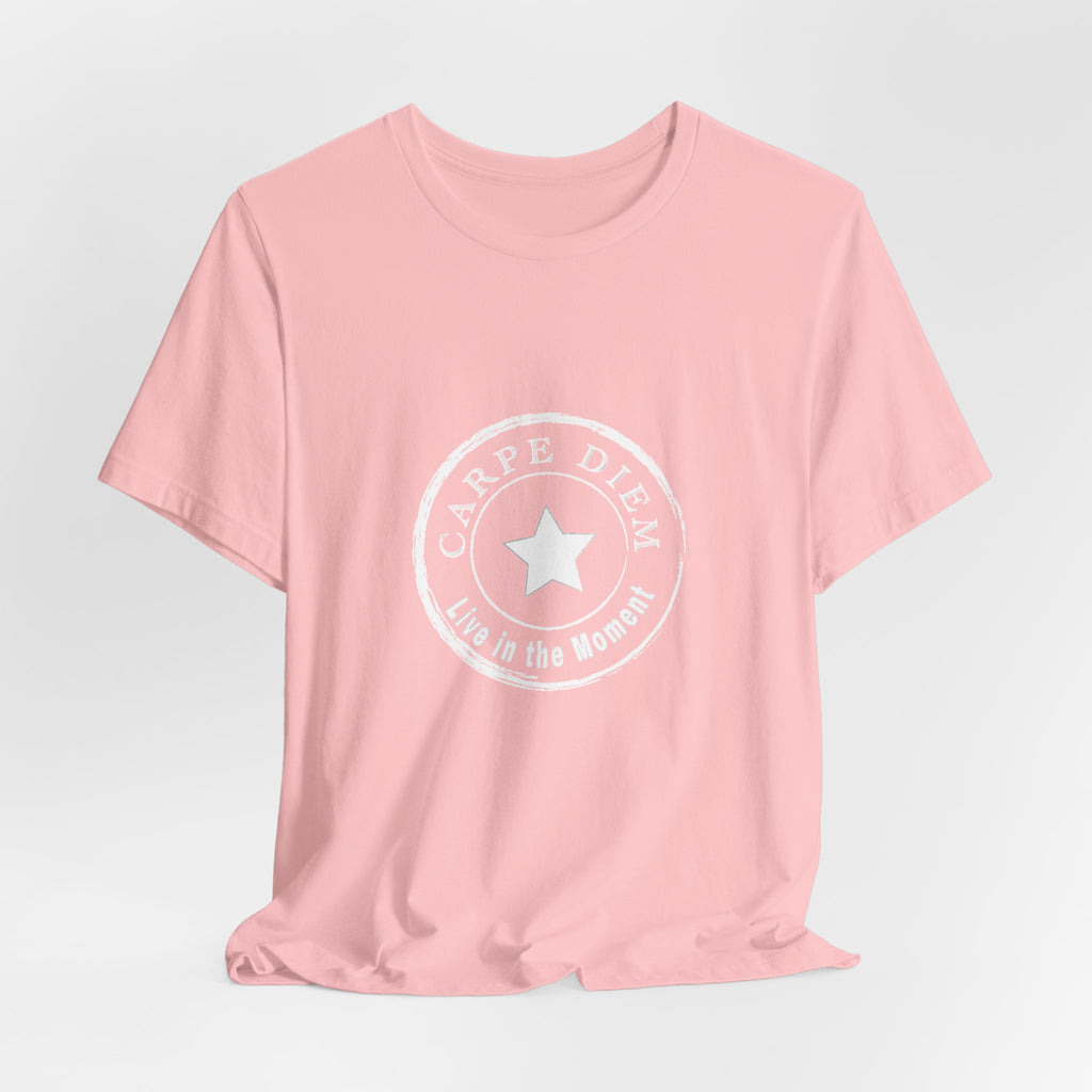 Carpe Diem Live in the Moment Graphic Jersey Short Sleeve Tee
