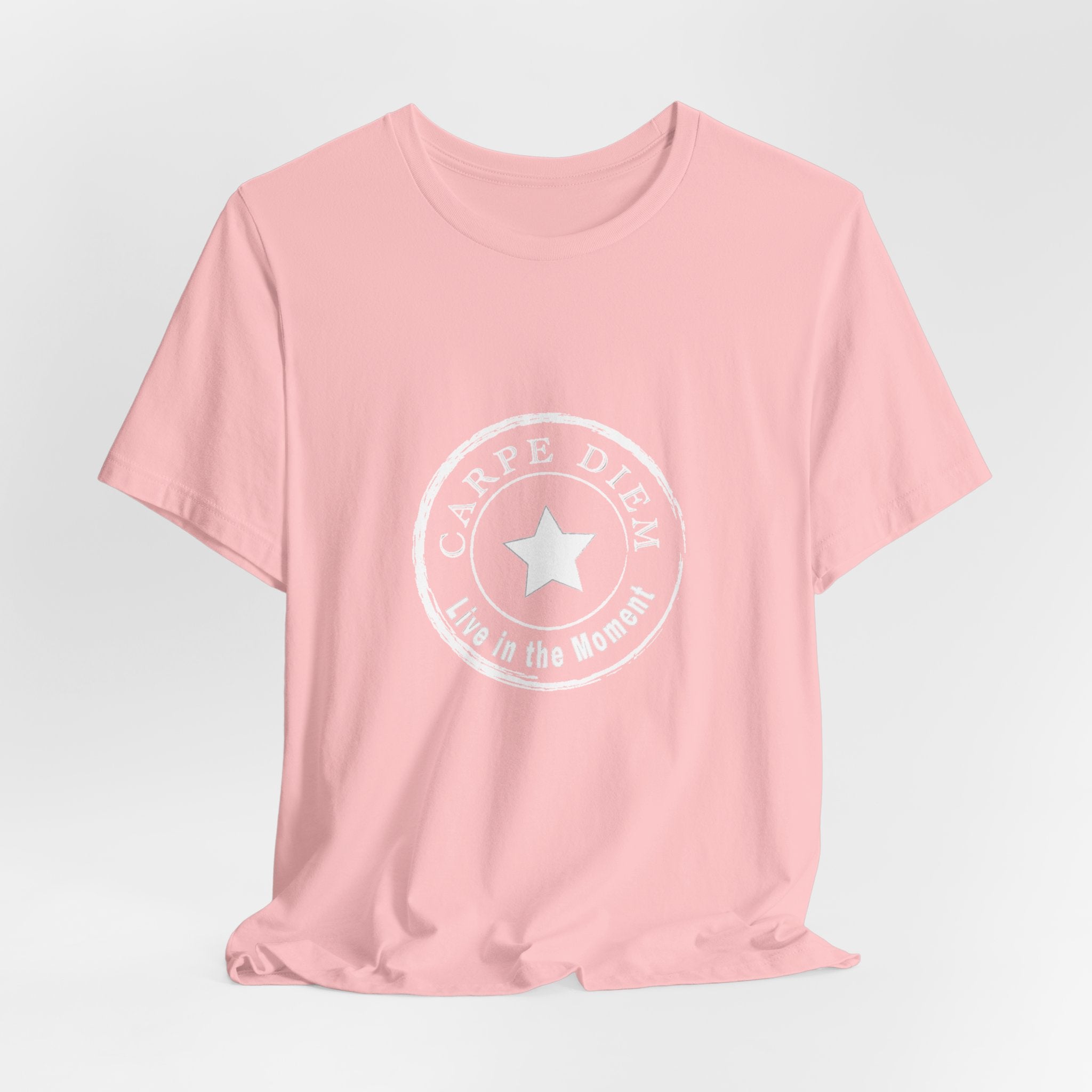 Carpe Diem Live in the Moment Graphic Jersey Short Sleeve Tee