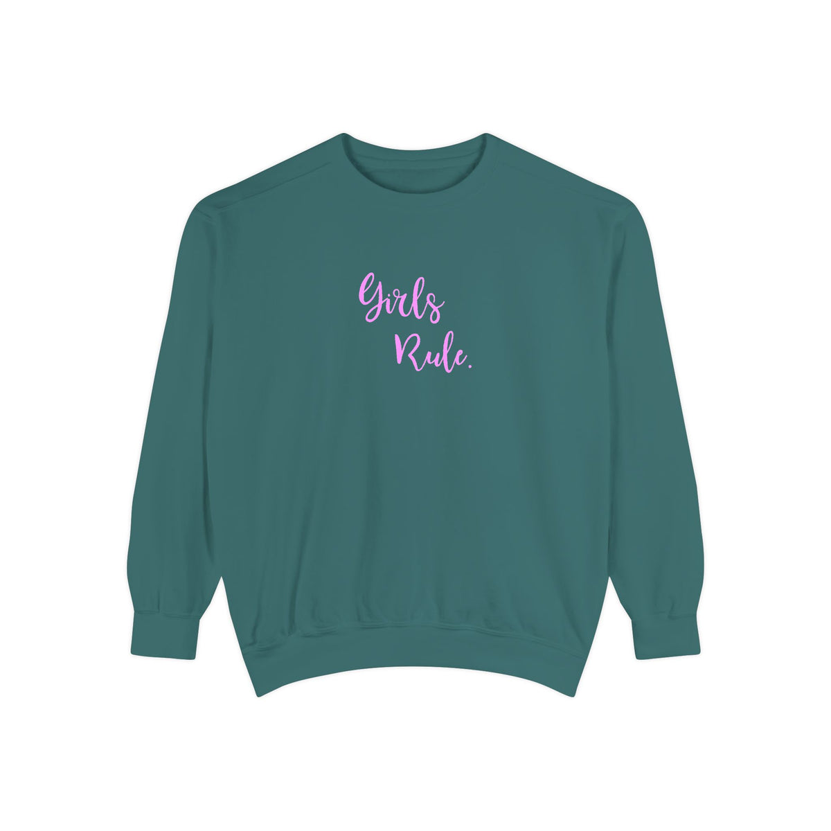 Girls Rule Cool Graphic Unisex Sweatshirt for Women and Girls
