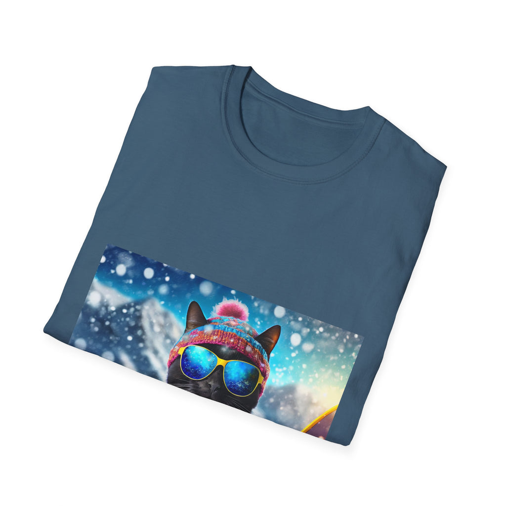 Cool Snow Cat Graphic Tee