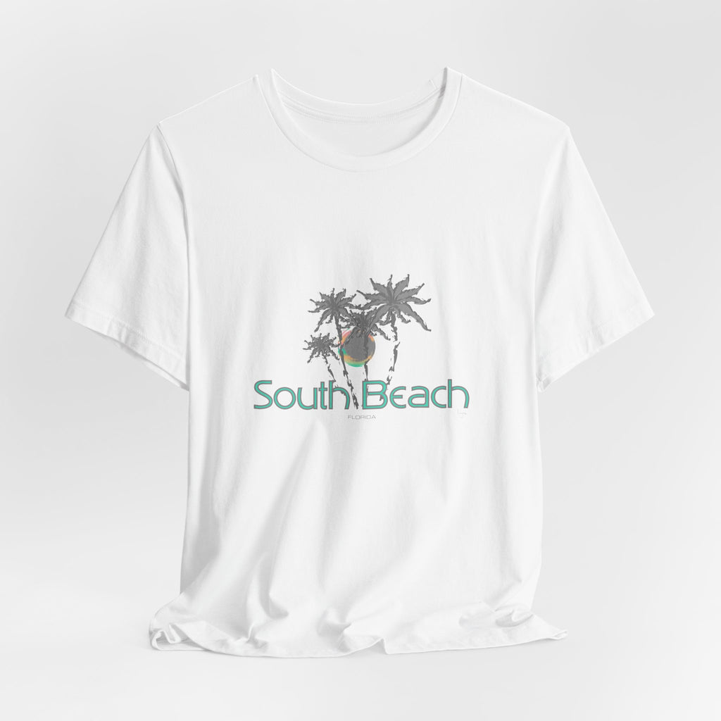 South Beach Graphic Unisex Jersey Short Sleeve Tee
