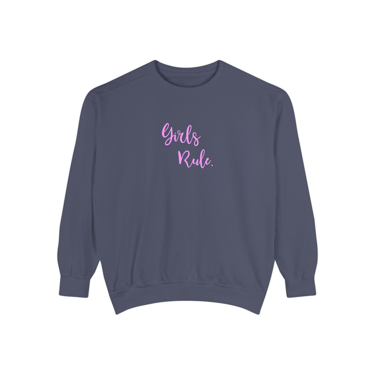 Girls Rule Cool Graphic Unisex Sweatshirt for Women and Girls