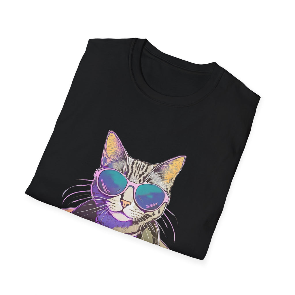 Cool Cat in Sunglasses Graphic Tee