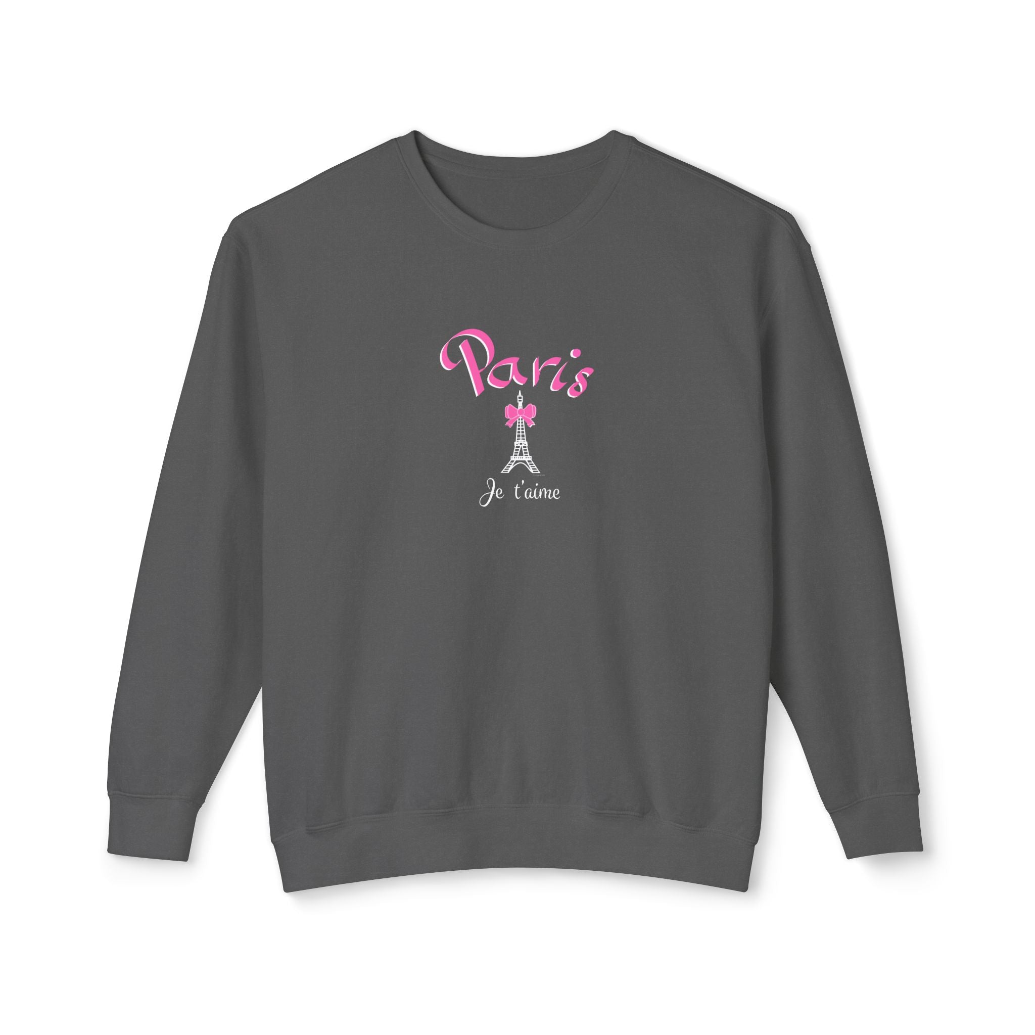 Paris Je T’aime Eiffel Tower Graphic Sweatshirt
