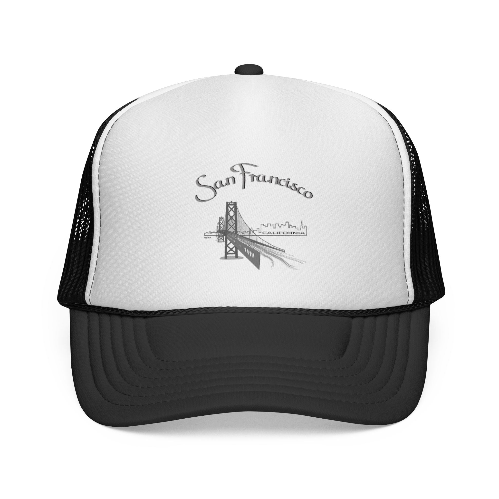 San Francisco Golden Gate Bridge Graphic Trucker Caps