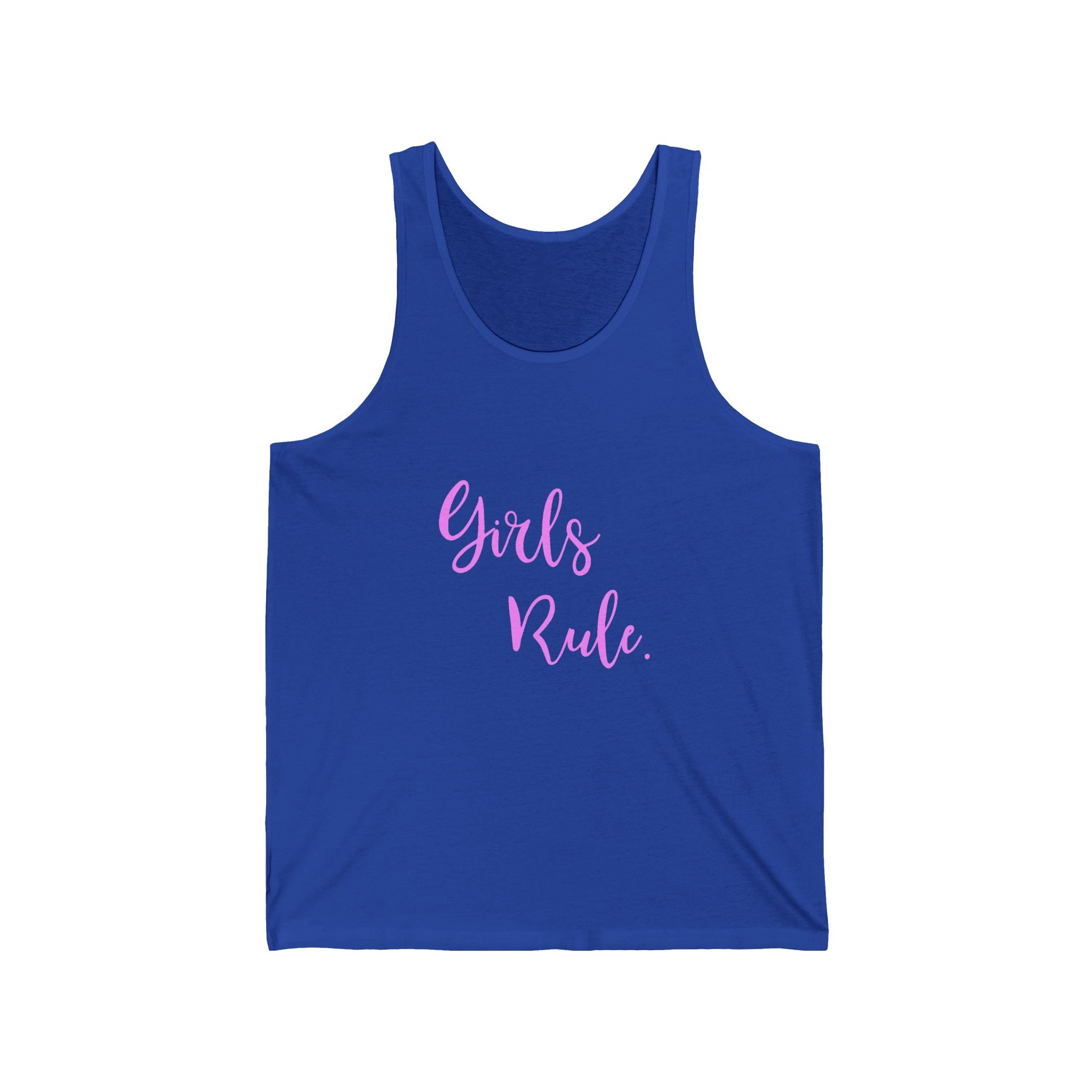 Girls Rule Graphic Unisex Tank Top