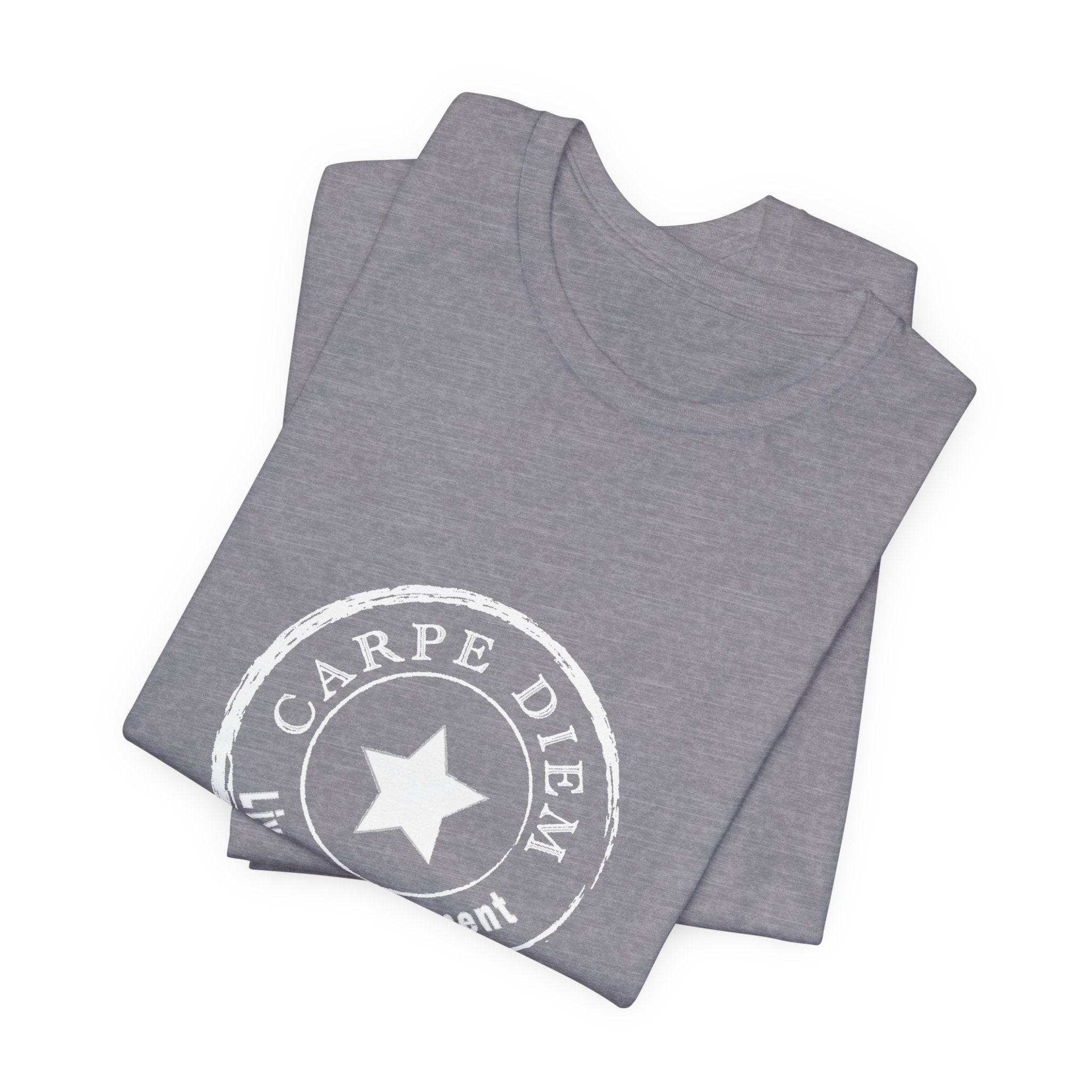 Carpe Diem Live in the Moment Graphic Jersey Short Sleeve Tee
