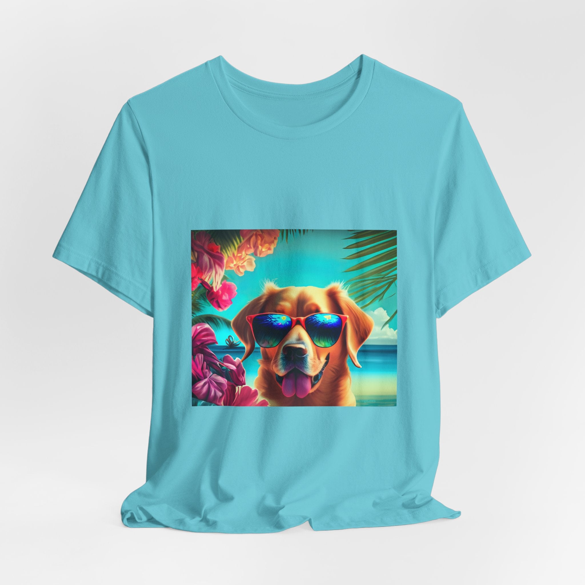Cool Pup Beach Vibe Graphic Tee