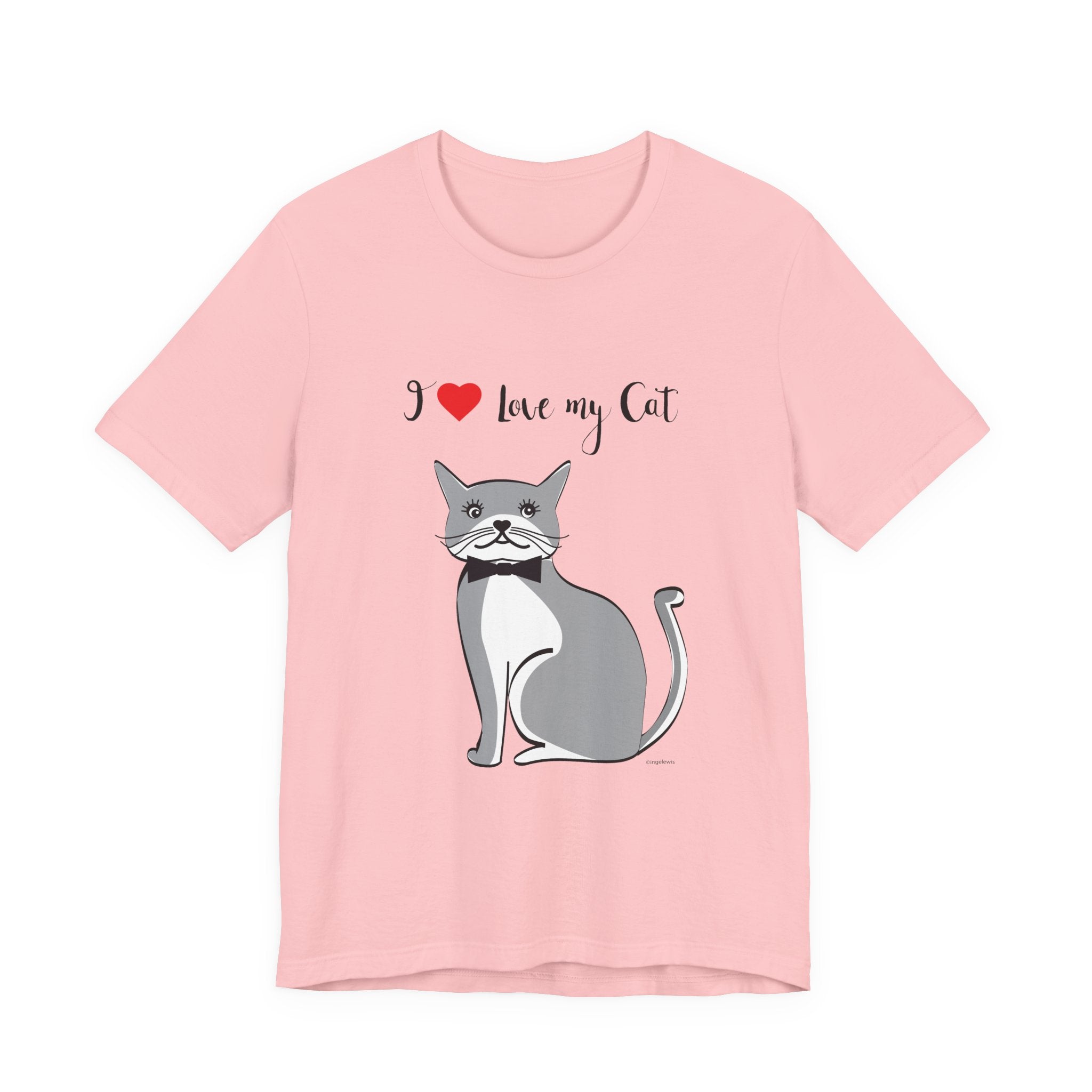I Love My Cat Graphic Tee