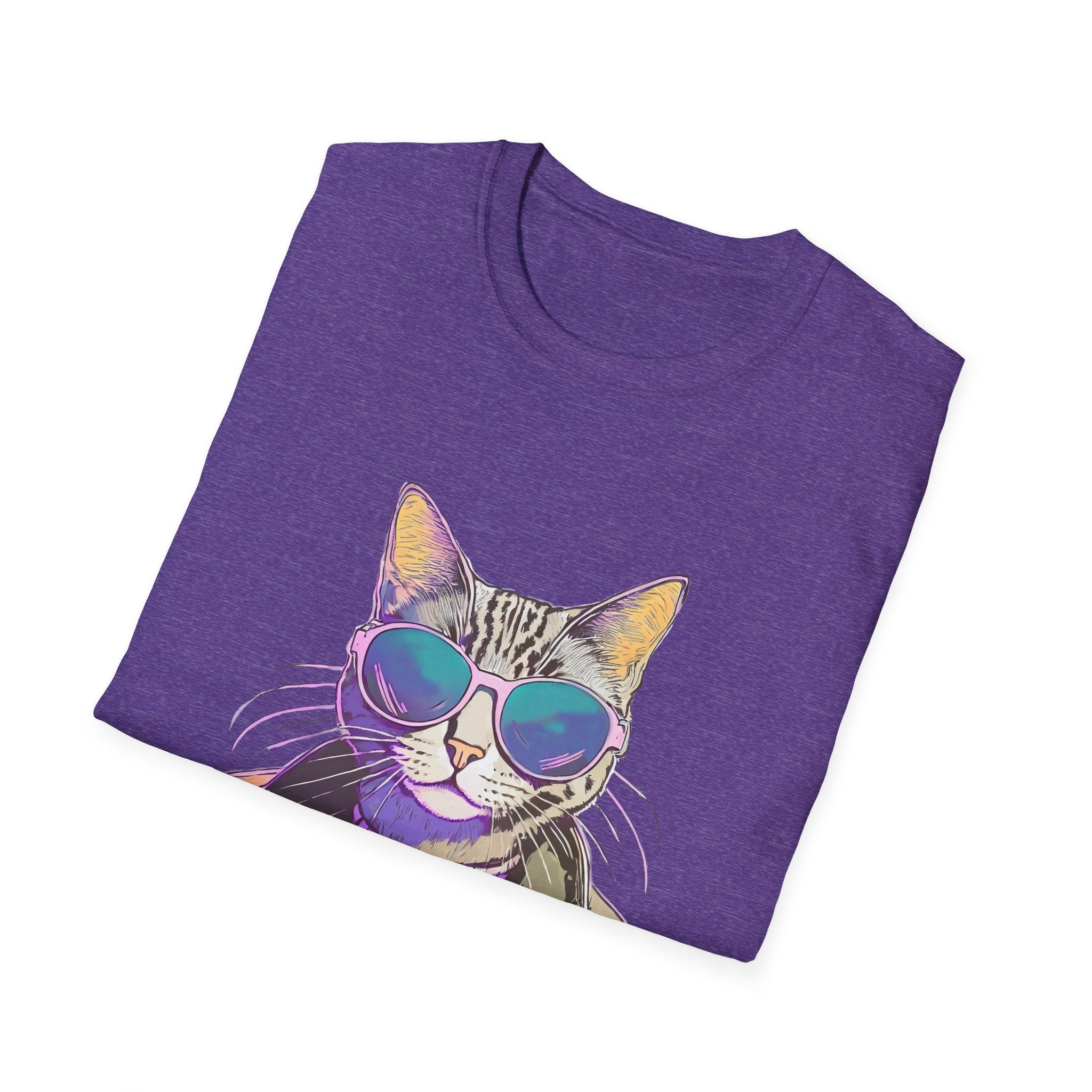 Cool Cat in Sunglasses Graphic Tee