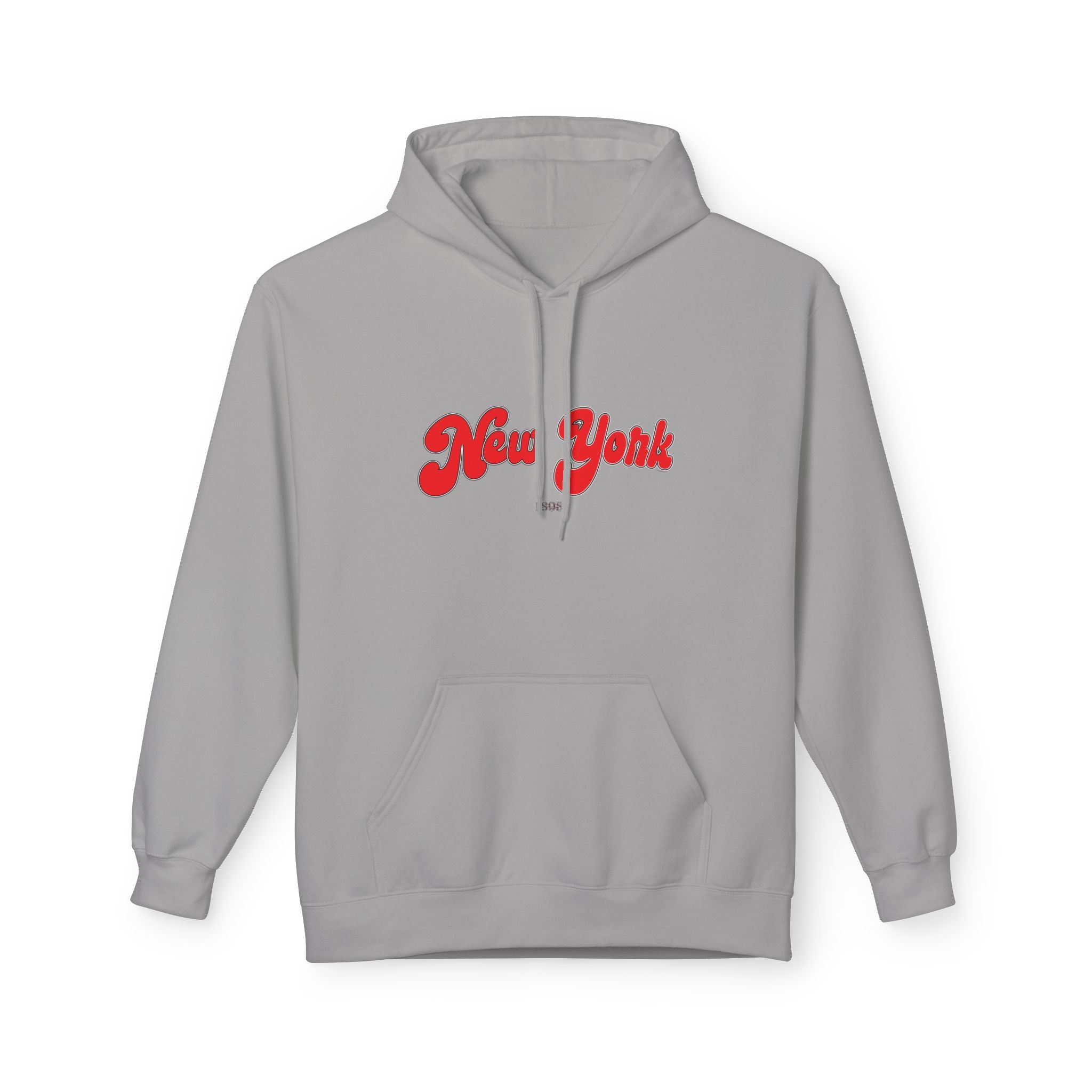 New York 1898 Retro Typography Hoodie