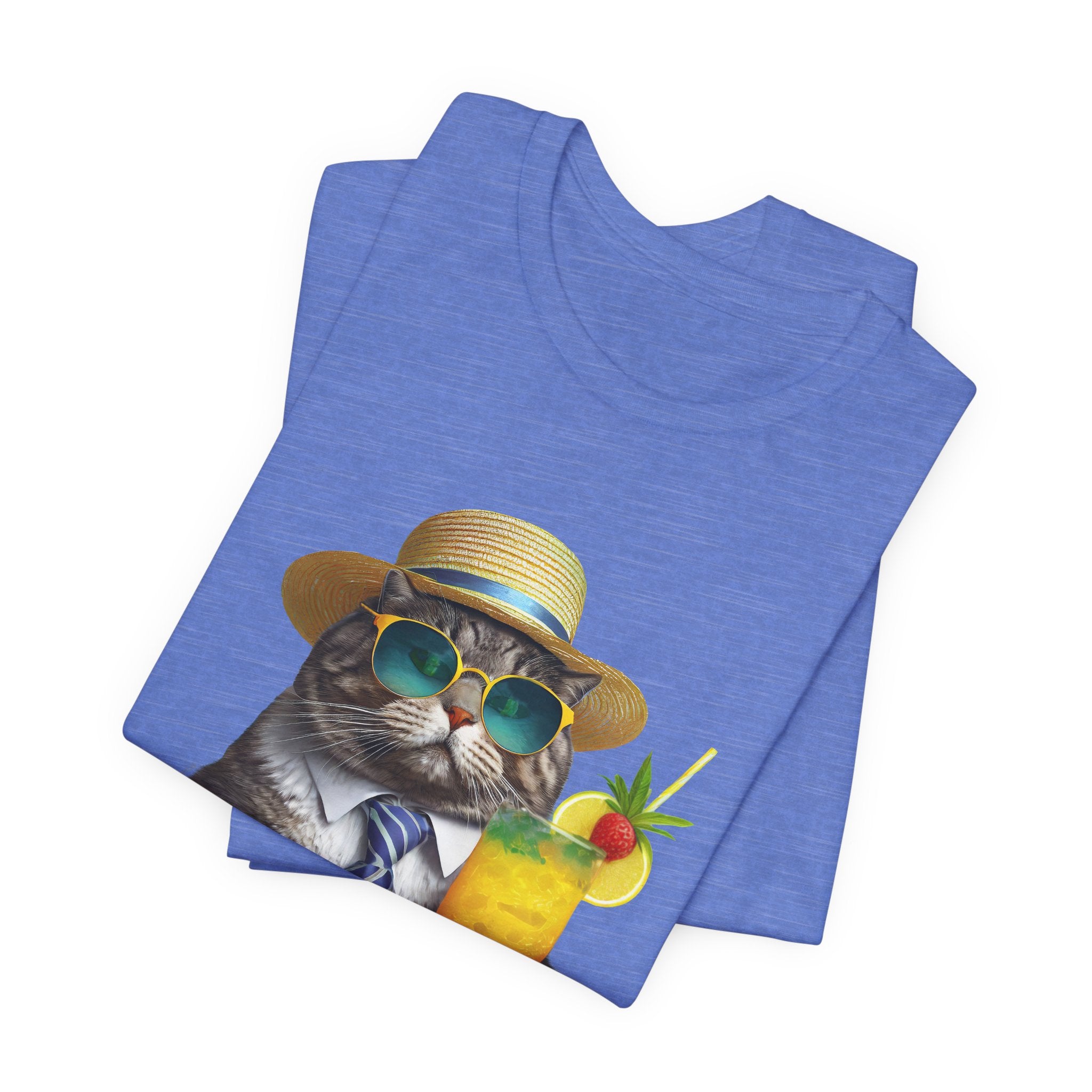 Happy Hour Cat Graphic Tee