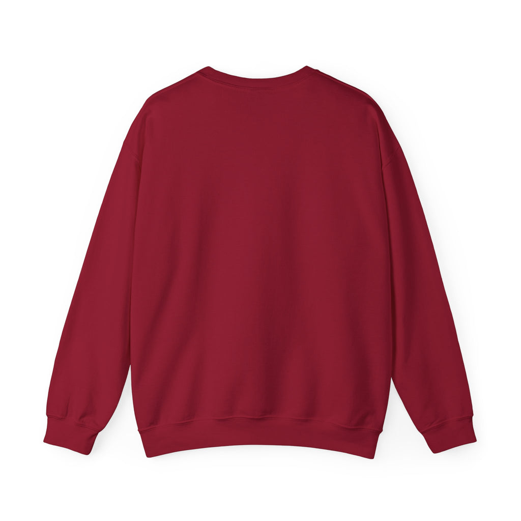 Fun Purr-fectly Chilled Cat Graphic Unisex Heavy Blend™ Crewneck Sweatshirt