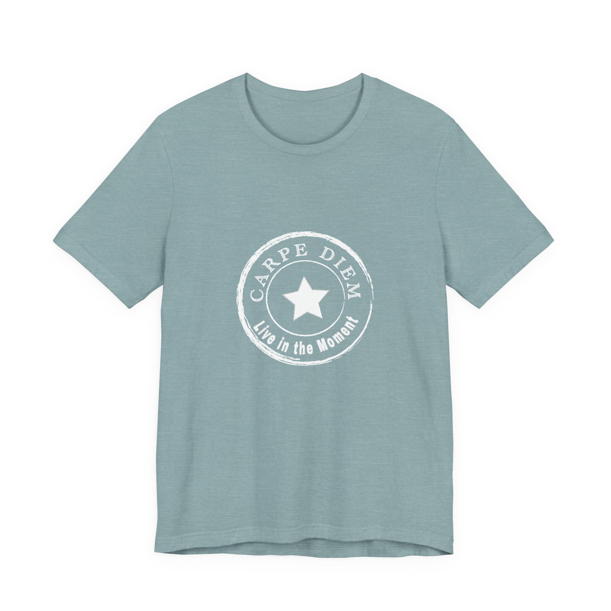 Carpe Diem Live in the Moment Graphic Jersey Short Sleeve Tee