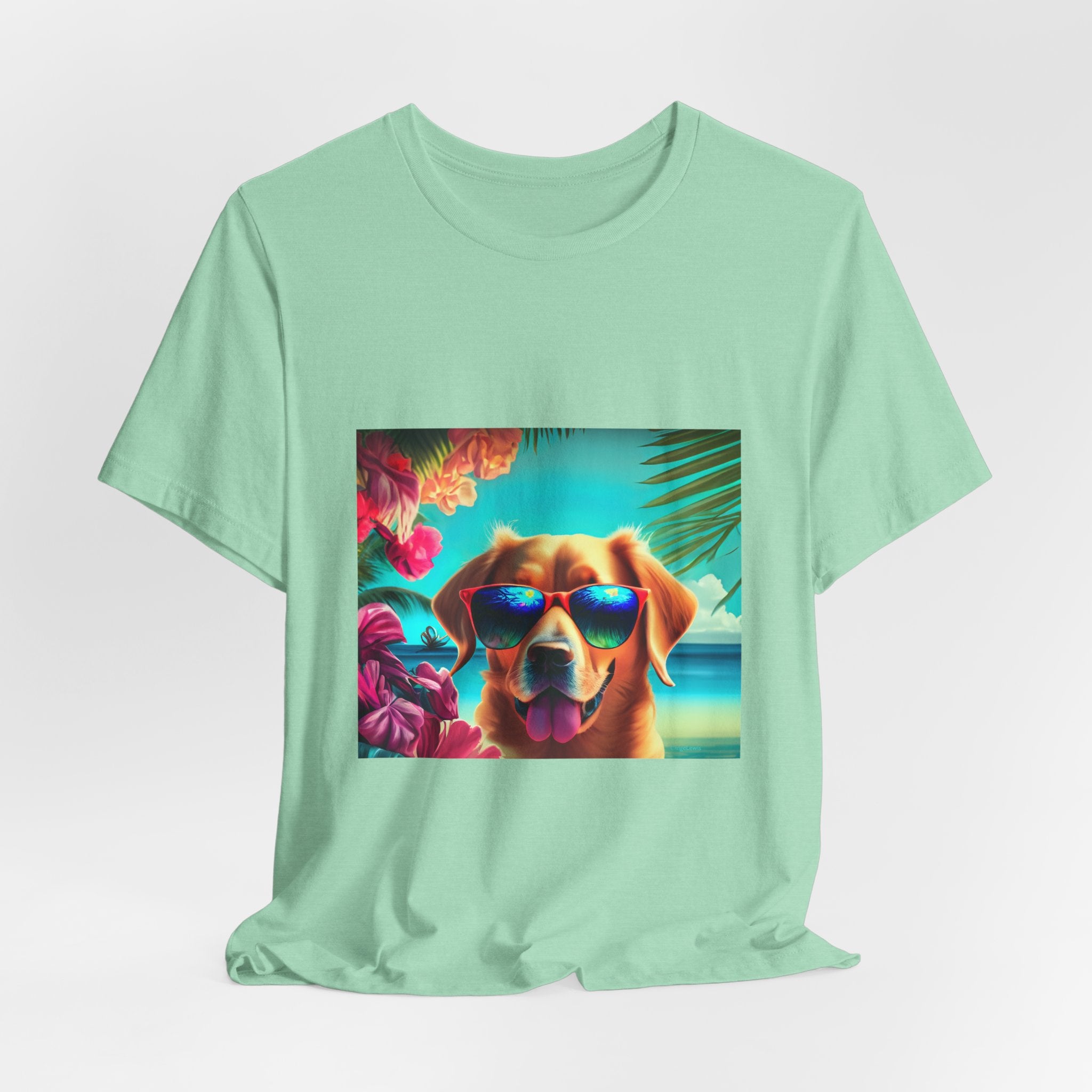 Cool Pup Beach Vibe Graphic Tee