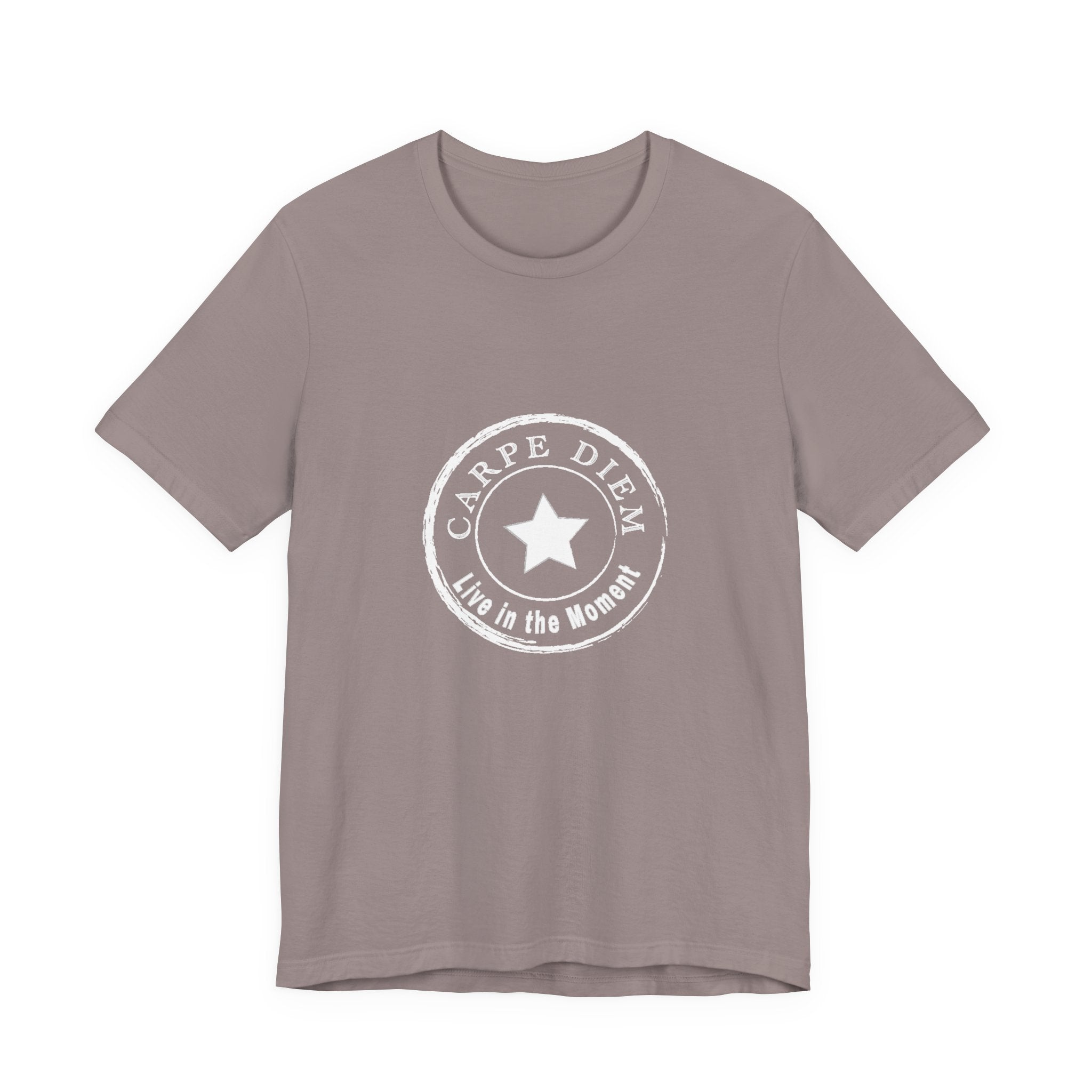 Carpe Diem Live in the Moment Graphic Jersey Short Sleeve Tee