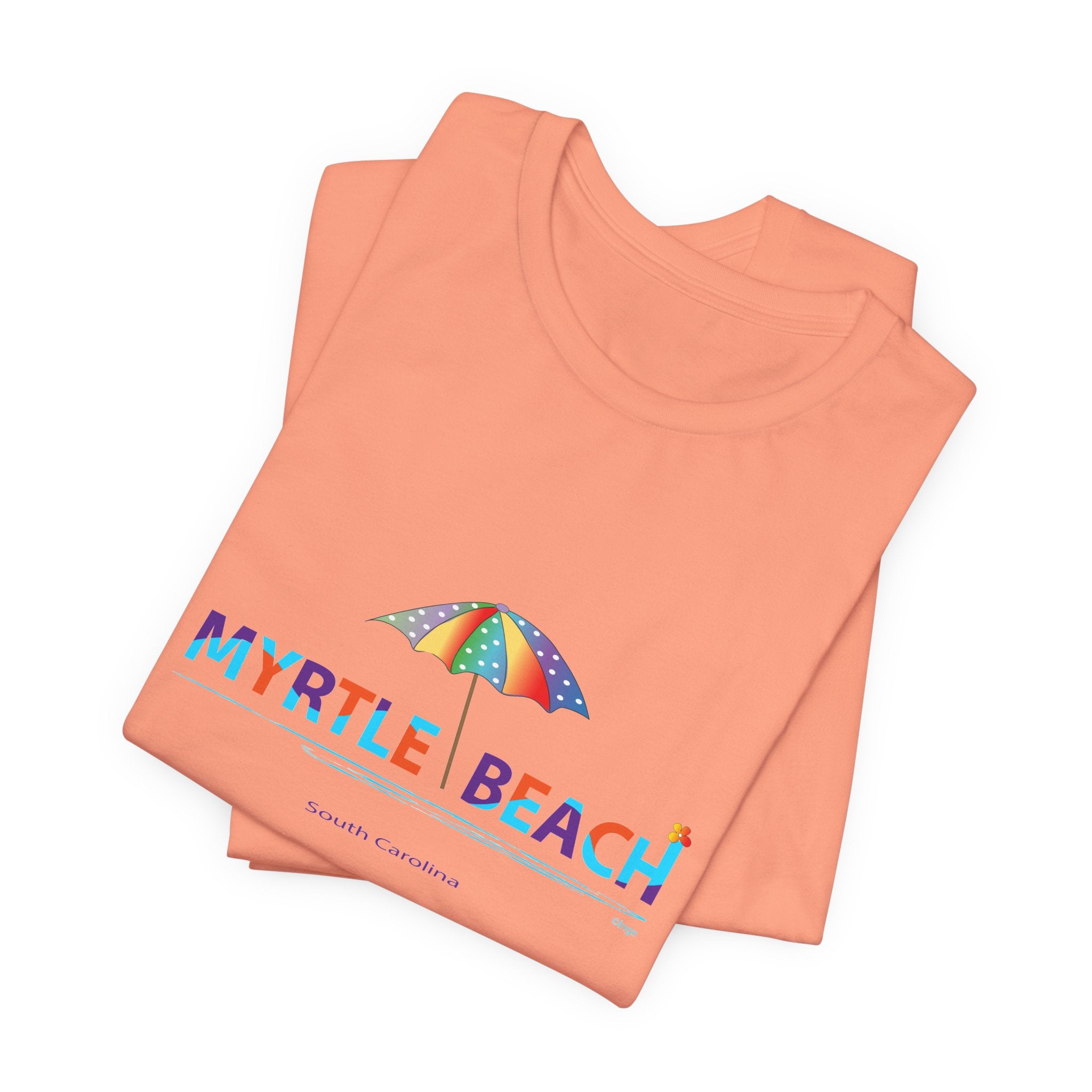 Myrtle Beach South Carolina Graphic Tee Unisex Jersey Short Sleeve Tee