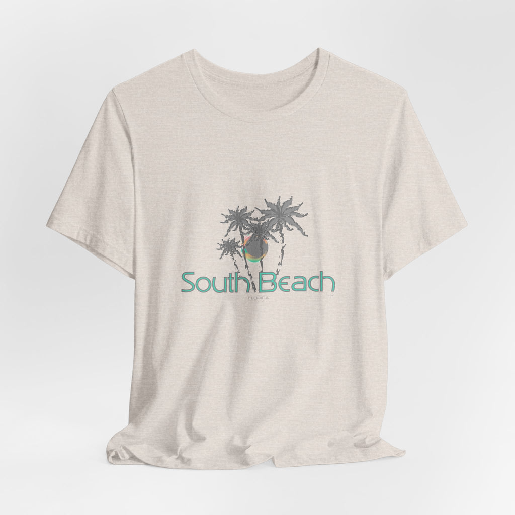 South Beach Graphic Unisex Jersey Short Sleeve Tee