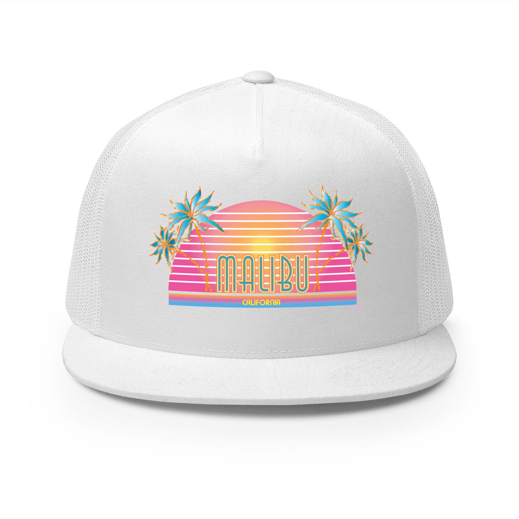 Malibu Trucker Hat | Retro California Beach Cap