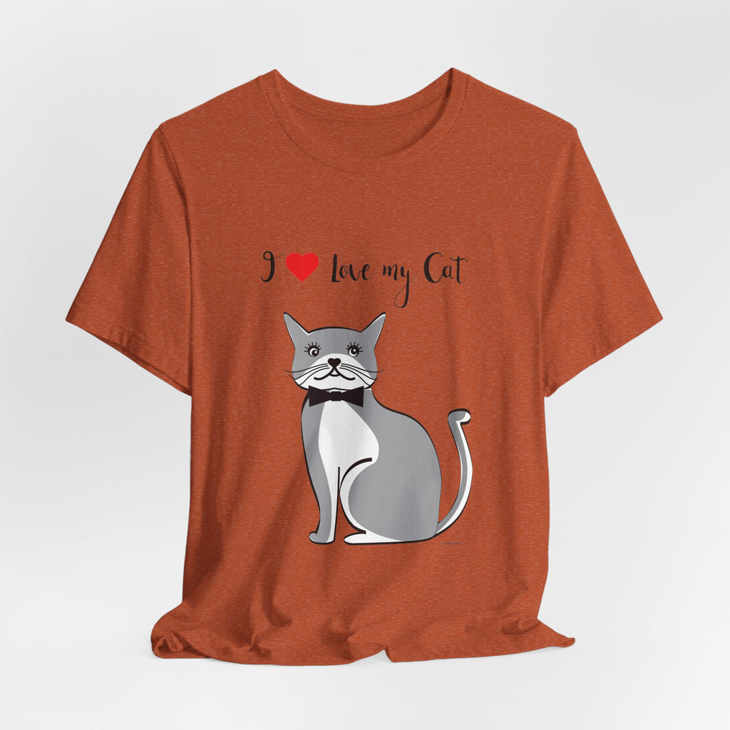I Love My Cat Graphic Tee
