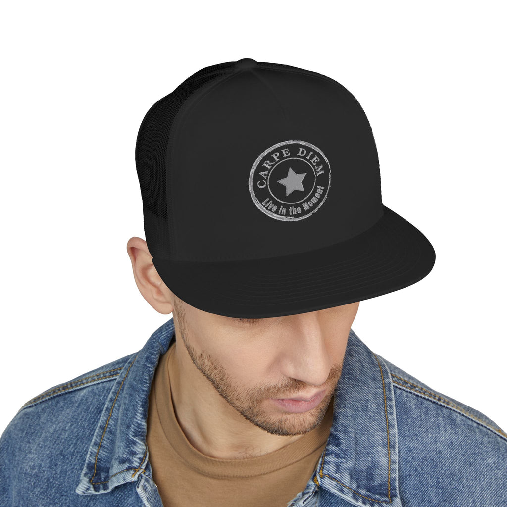 Carpe Diem Trucker Hat | Live in the Moment Trucker Cap