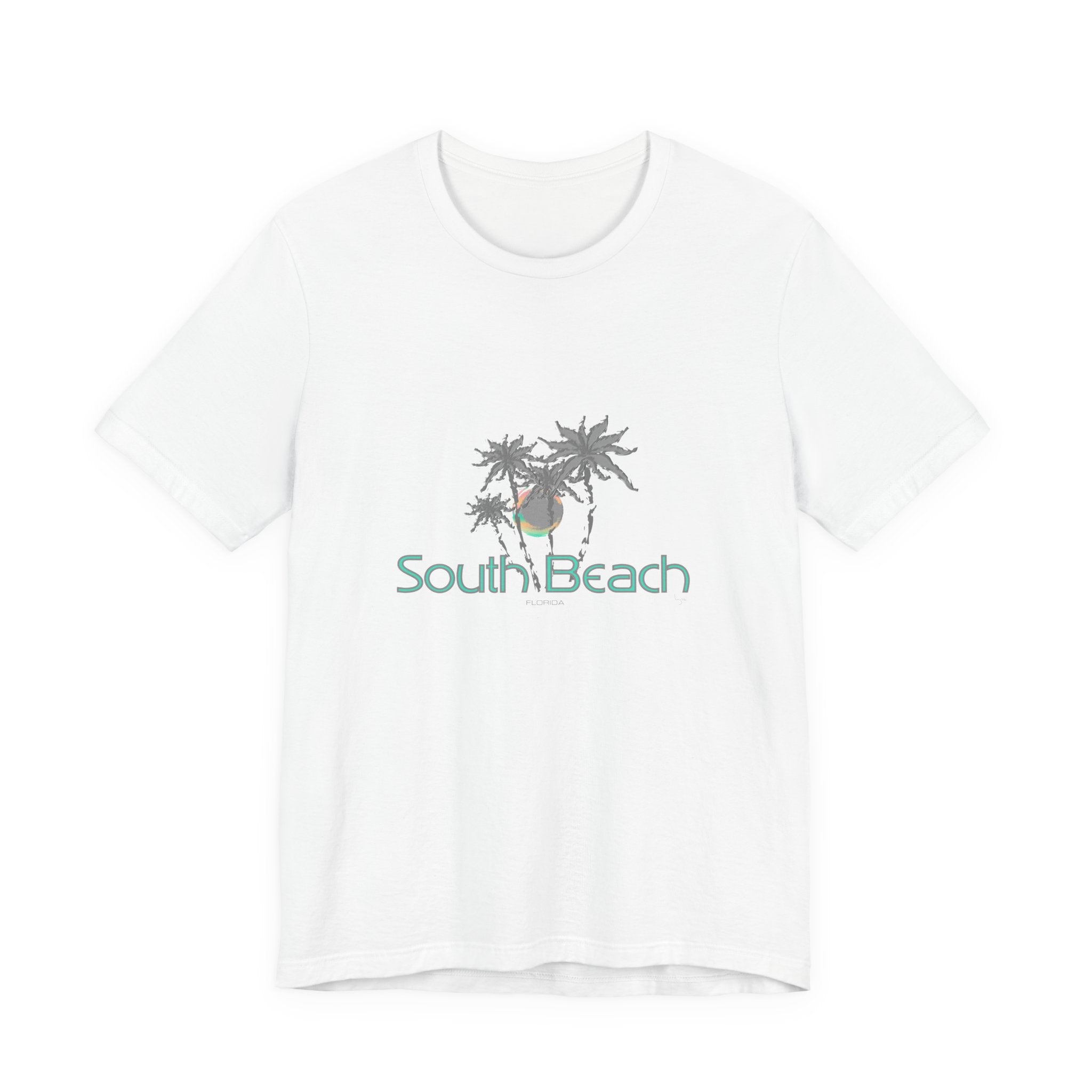 South Beach Graphic Unisex Jersey Short Sleeve Tee