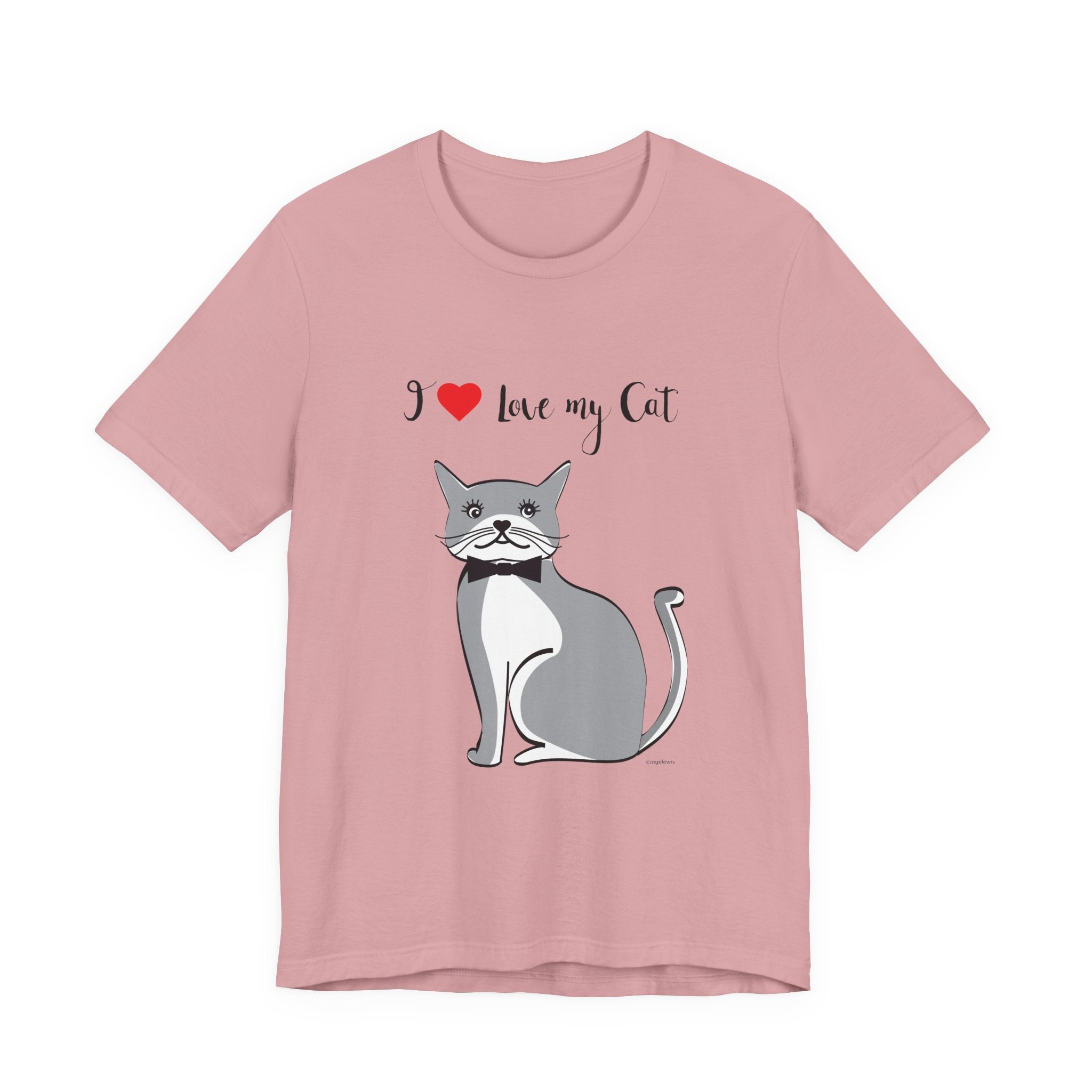 I Love My Cat Graphic Tee