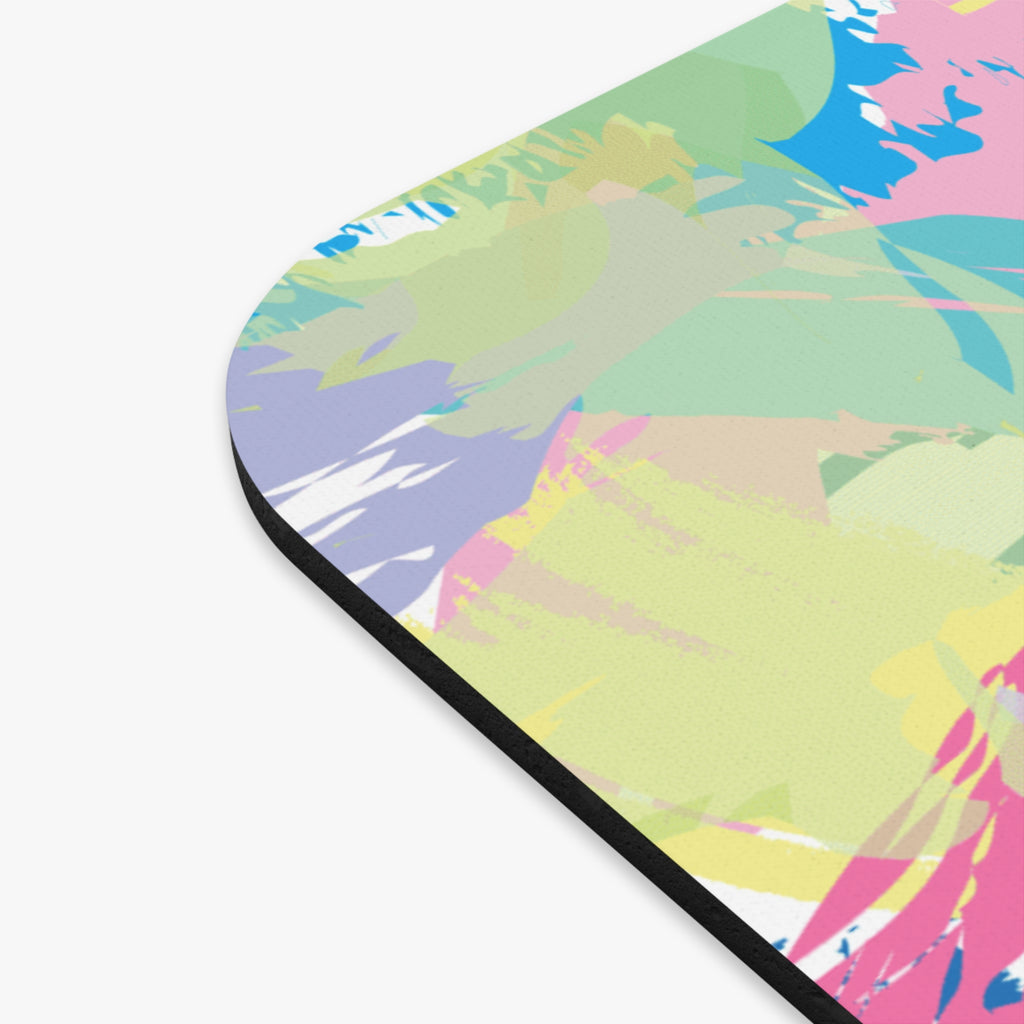 Colorful Abstract Brushstroke Art Mouse Pad (Rectangle)