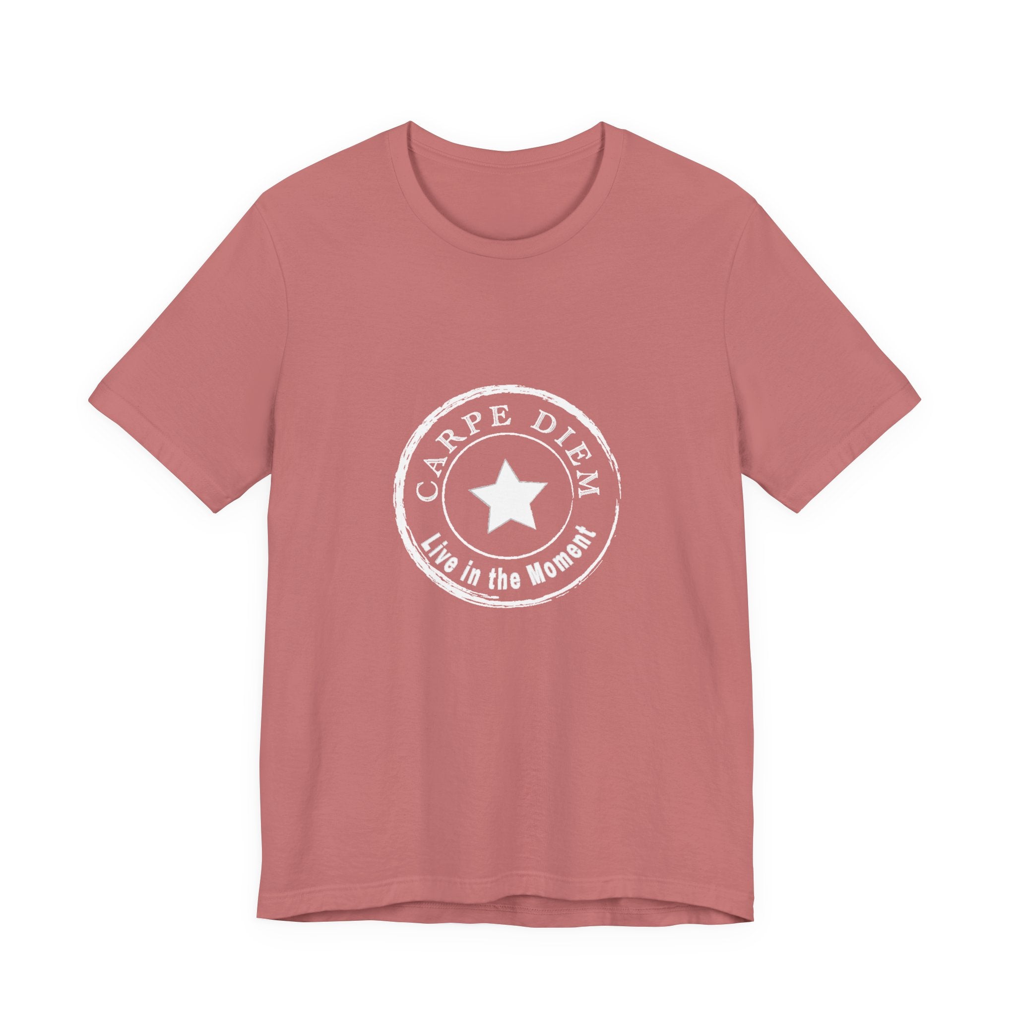 Carpe Diem Live in the Moment Graphic Jersey Short Sleeve Tee