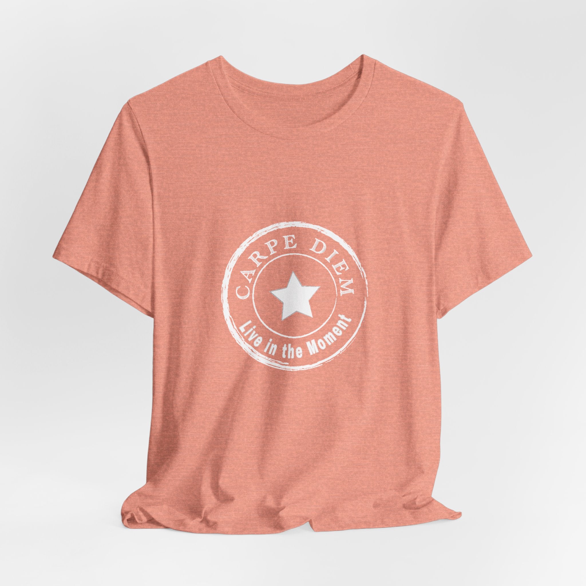 Carpe Diem Live in the Moment Graphic Jersey Short Sleeve Tee