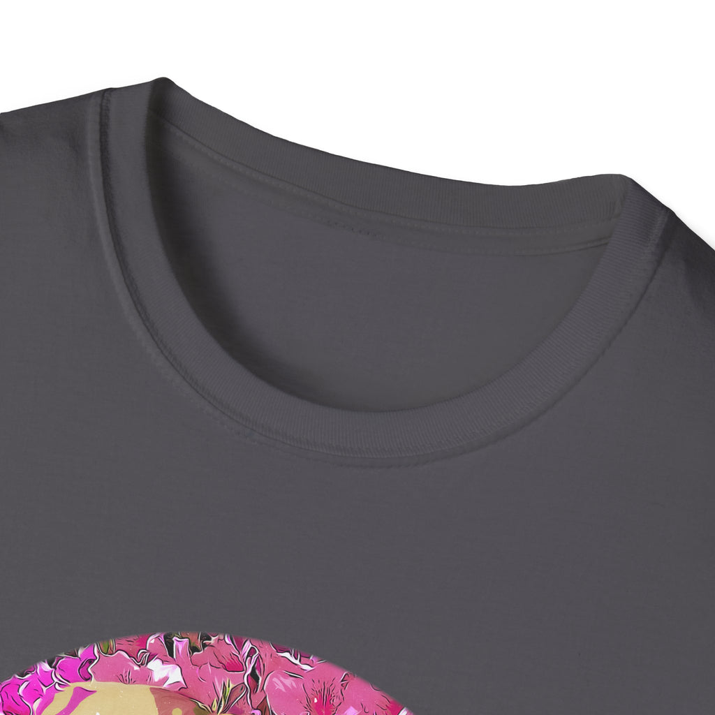 Labrador Retriever Floral Graphic T-Shirt for Dog Lovers