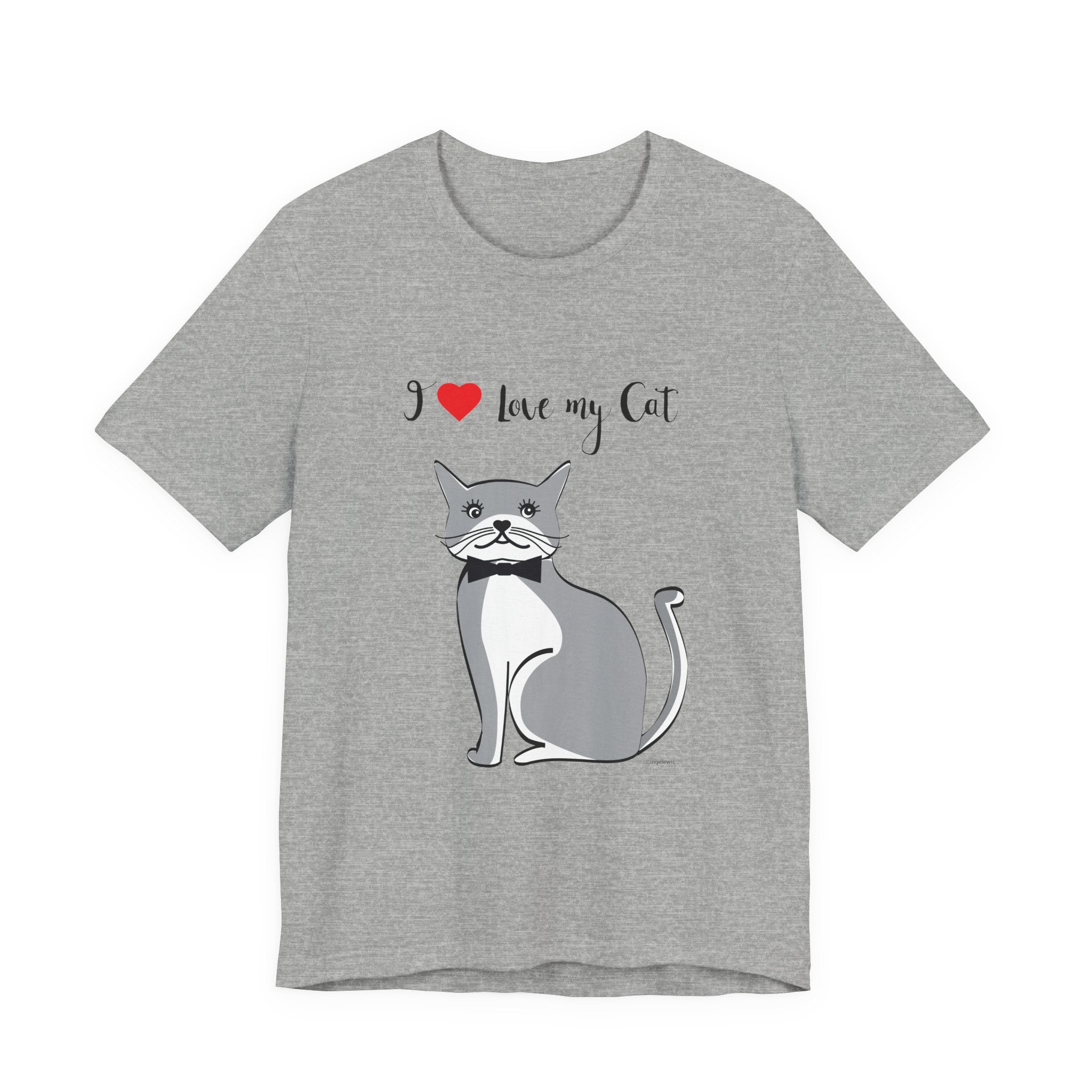 I Love My Cat Graphic Tee