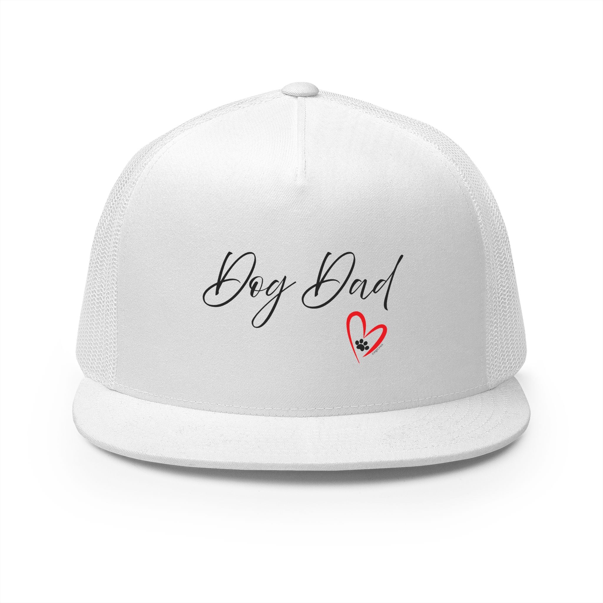Dog Dad Trucker Hat | Heart Paw Dog Lover Cap