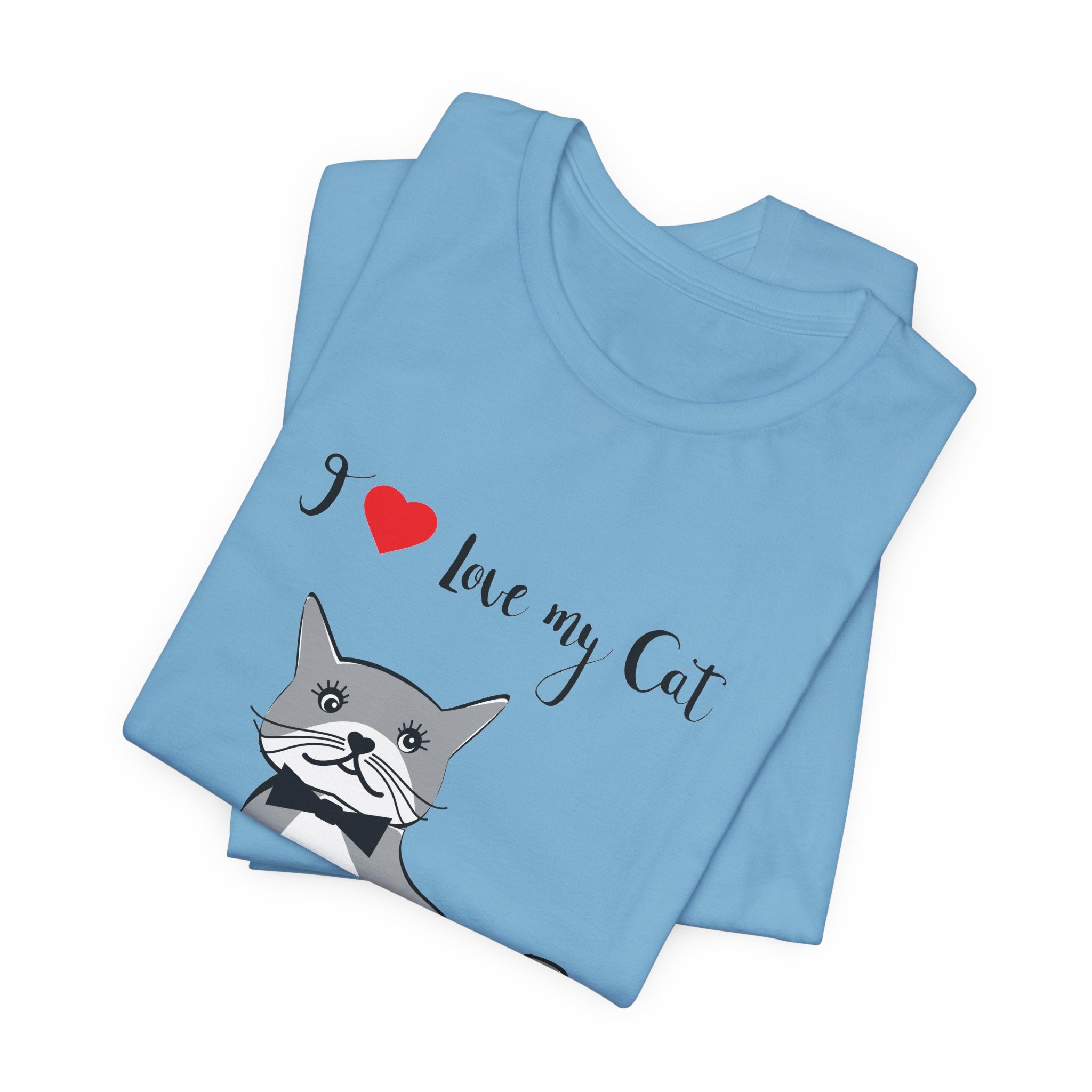 I Love My Cat Graphic Tee