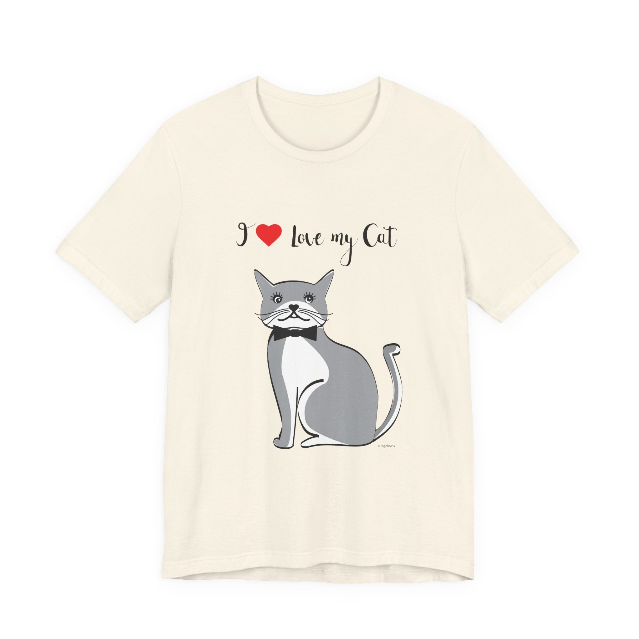 I Love My Cat Graphic Tee