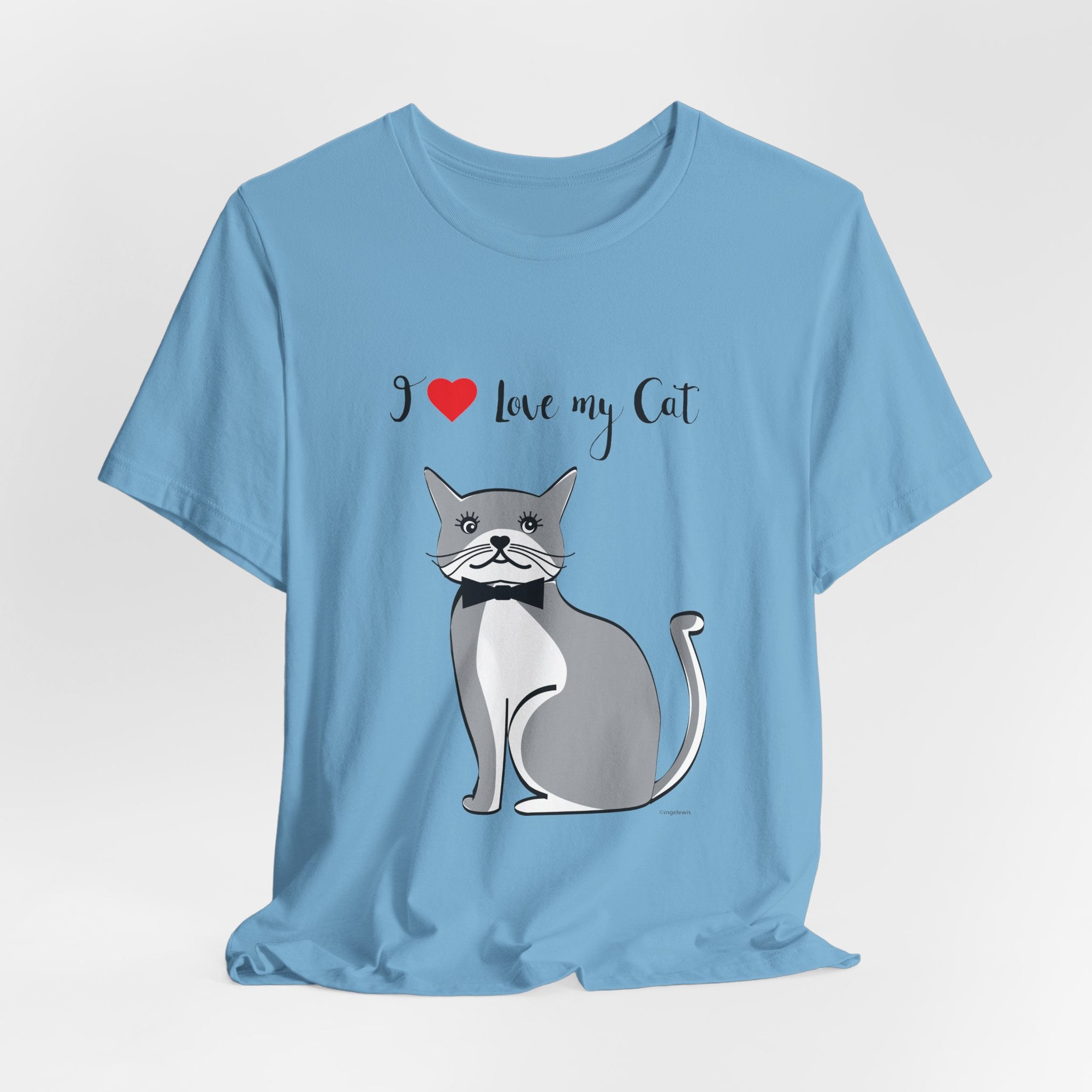 I Love My Cat Graphic Tee