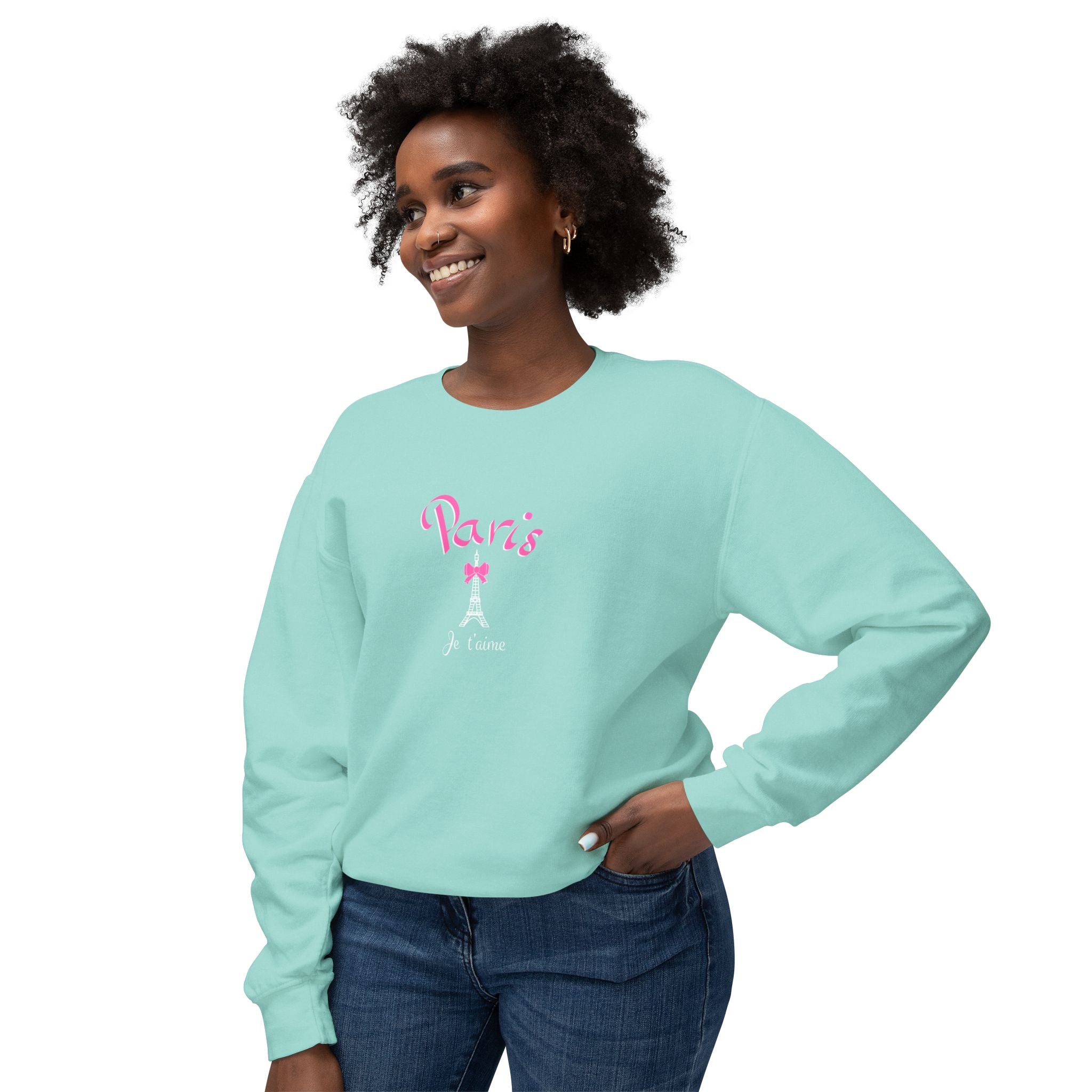 Paris Je T’aime Eiffel Tower Graphic Sweatshirt