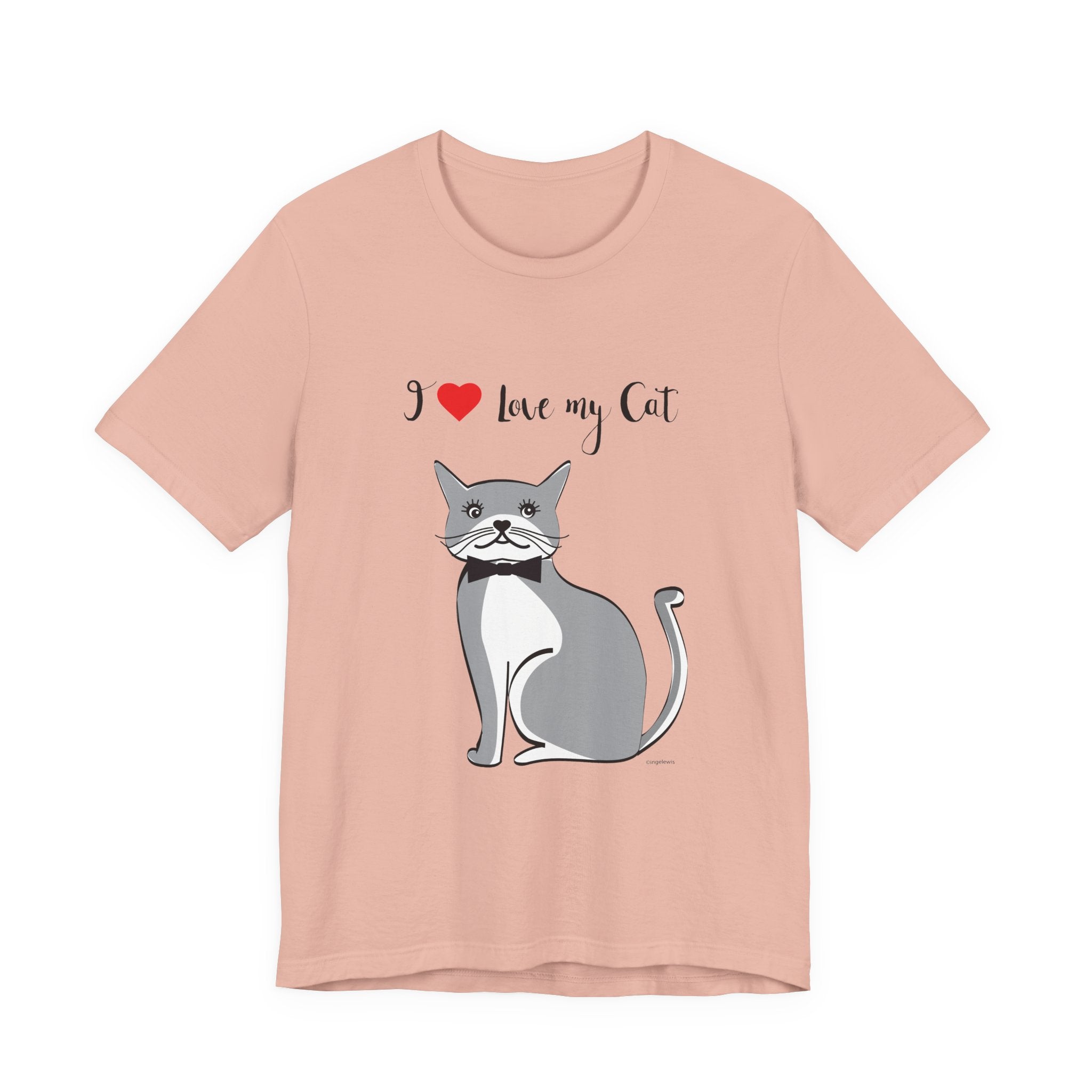 I Love My Cat Graphic Tee