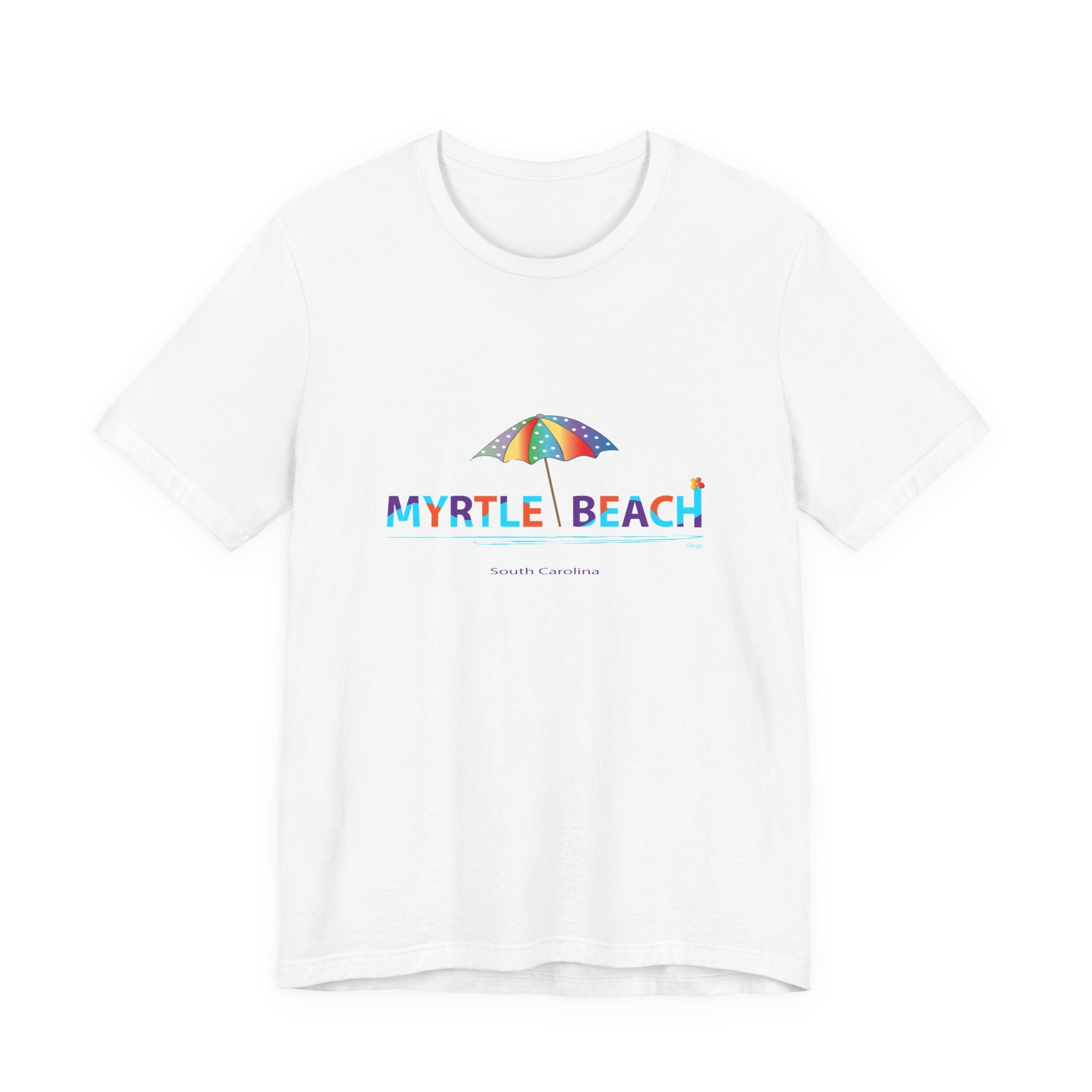 Myrtle Beach South Carolina Graphic Tee Unisex Jersey Short Sleeve Tee