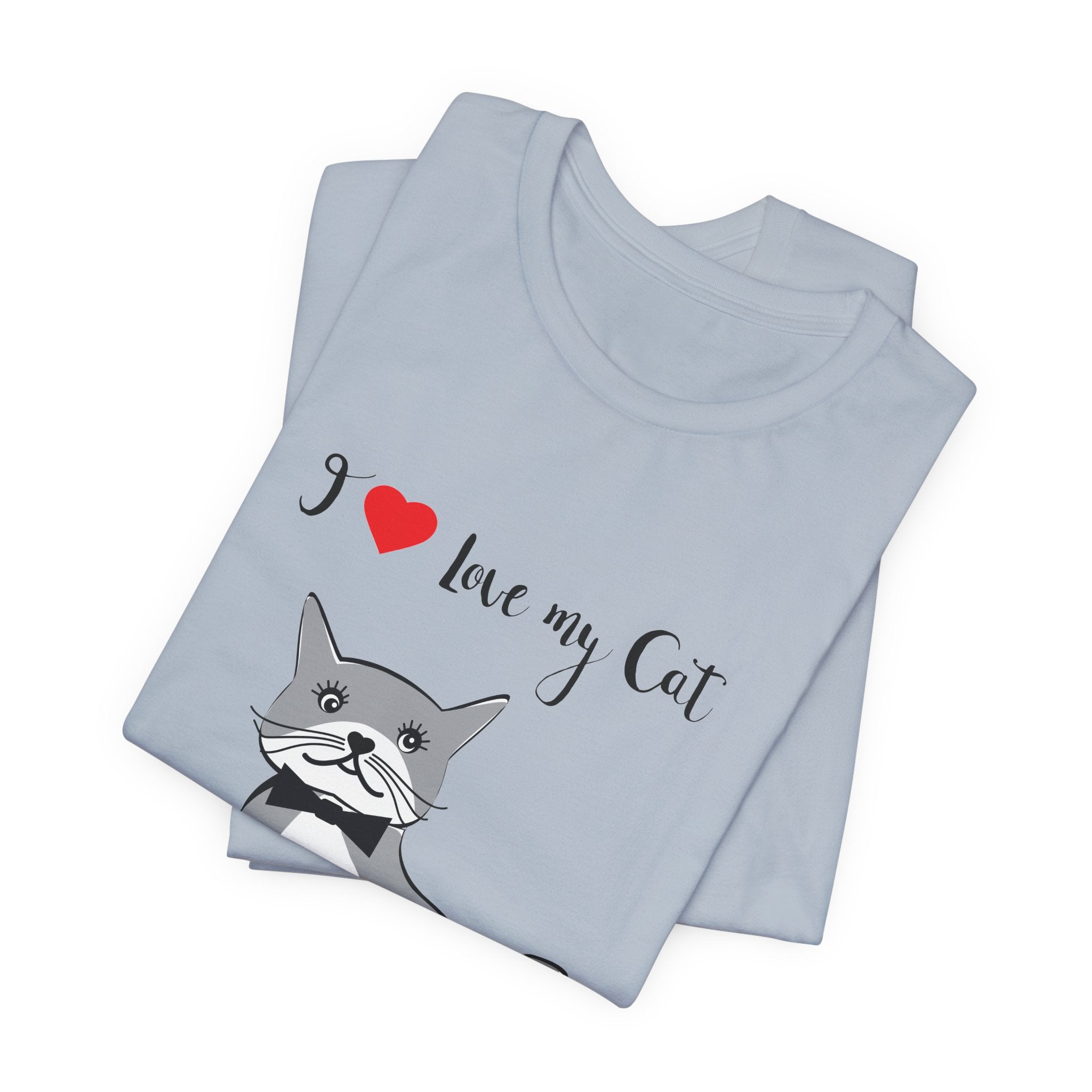 I Love My Cat Graphic Tee