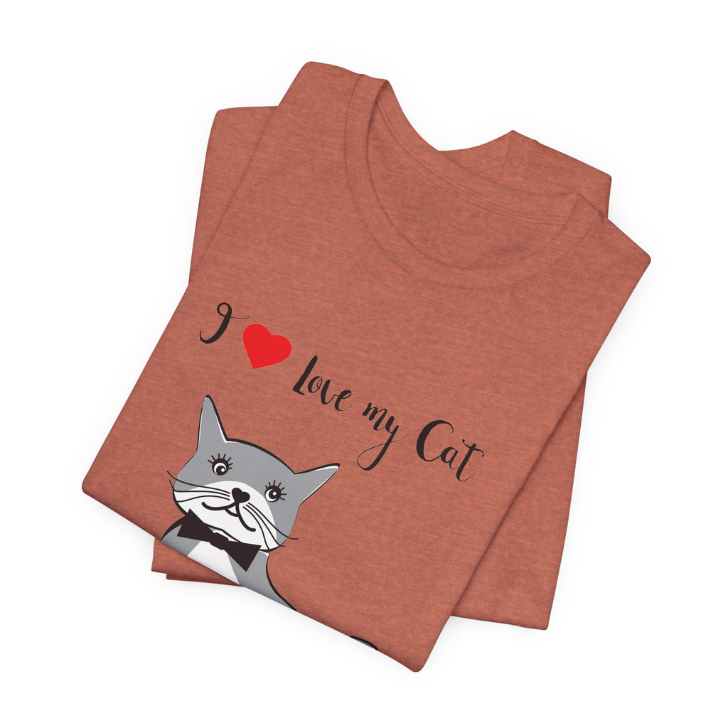 I Love My Cat Graphic Tee
