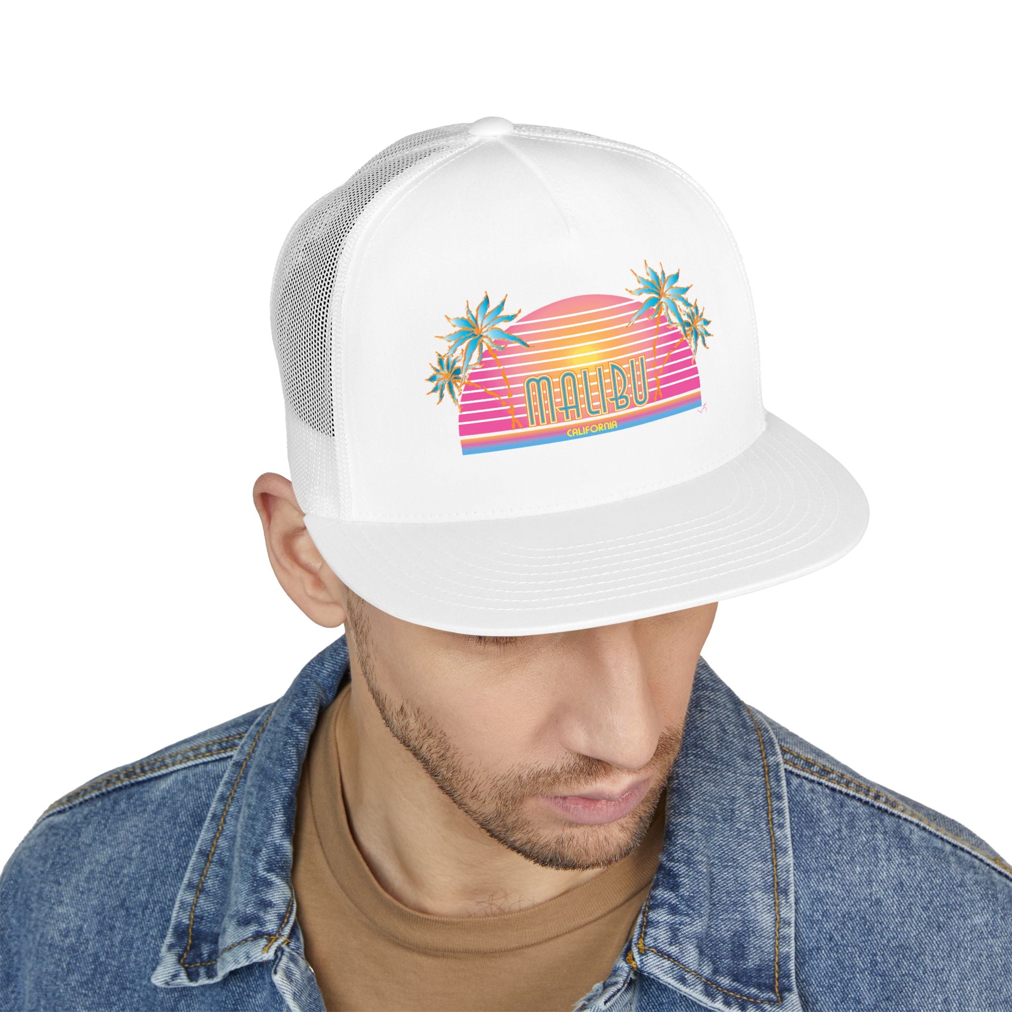 Malibu Trucker Hat | Retro California Beach Cap