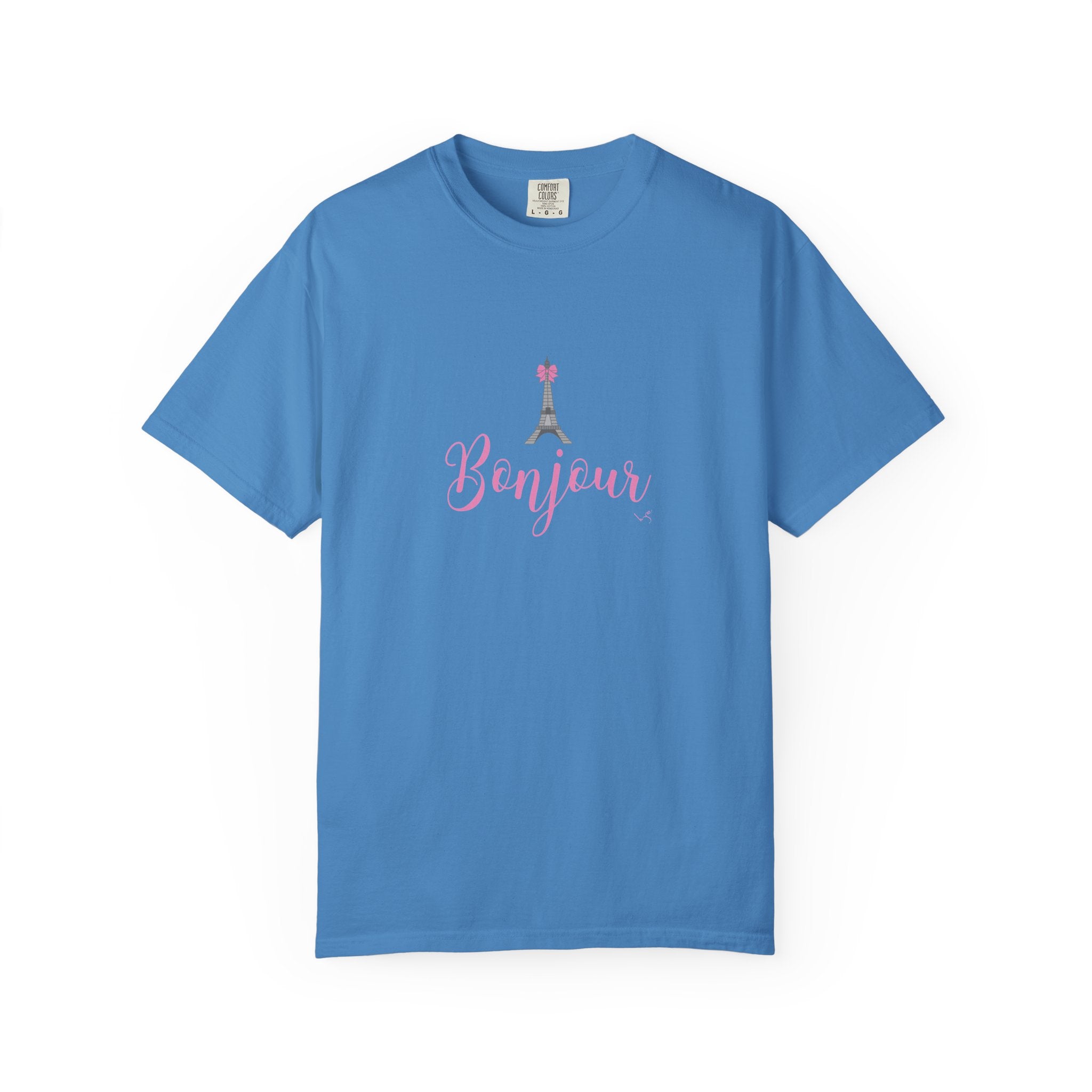 Bonjour Eiffel Tower Graphic T-shirt