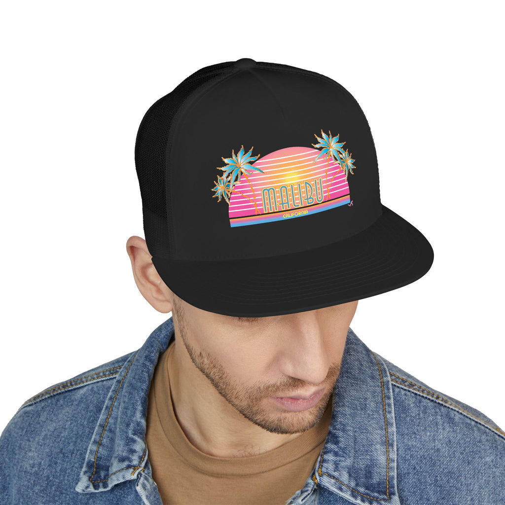 Malibu Trucker Hat | Retro California Beach Cap