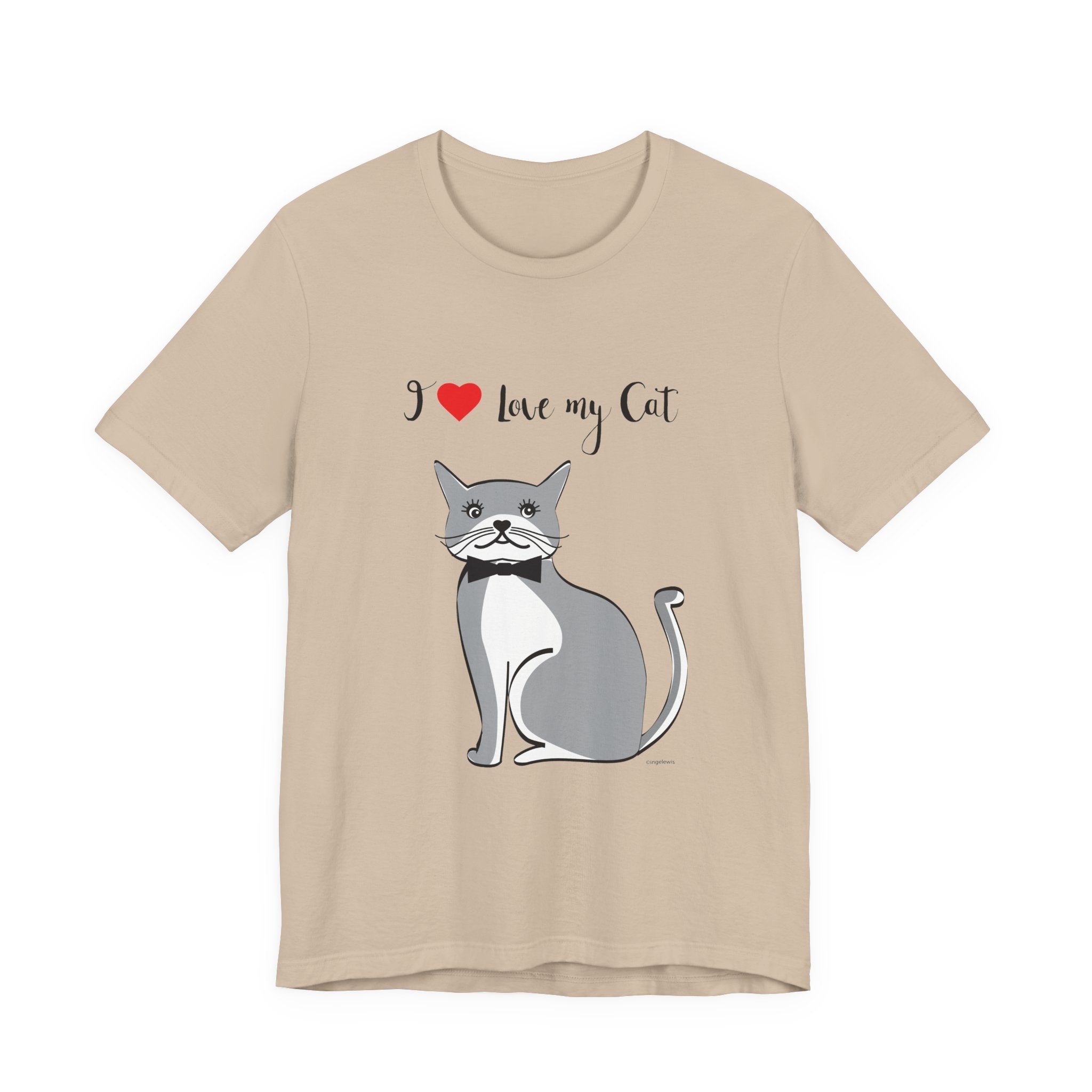 I Love My Cat Graphic Tee