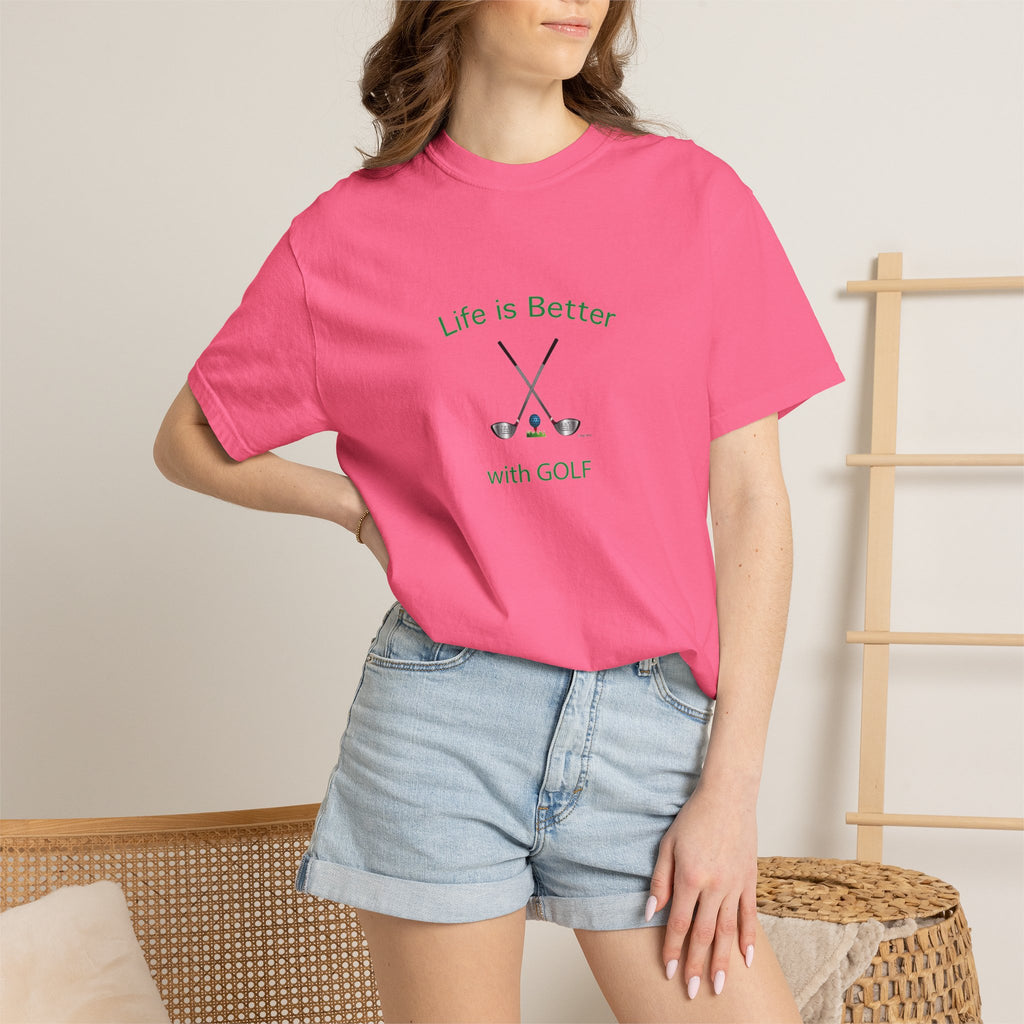 Life Is Better With Golf Graphic Unisex T-shirt