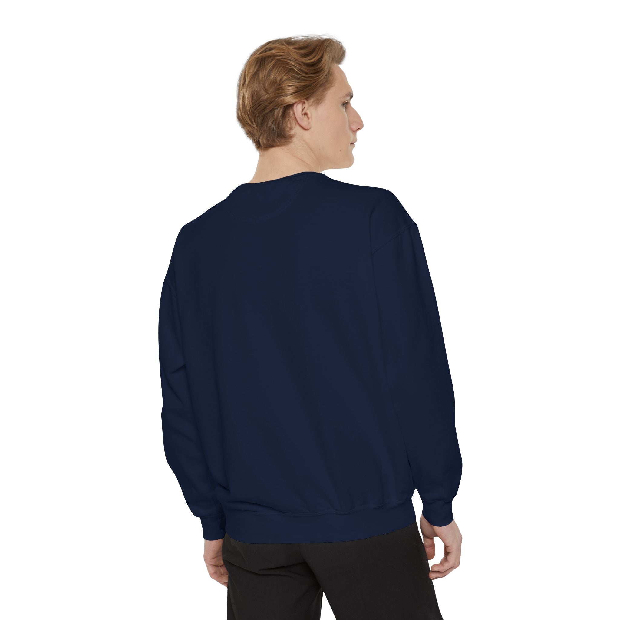 South Beach Miami Palm Tree Graphic Sweatshirt - Unisex Garment-Dyed Sweatshirt